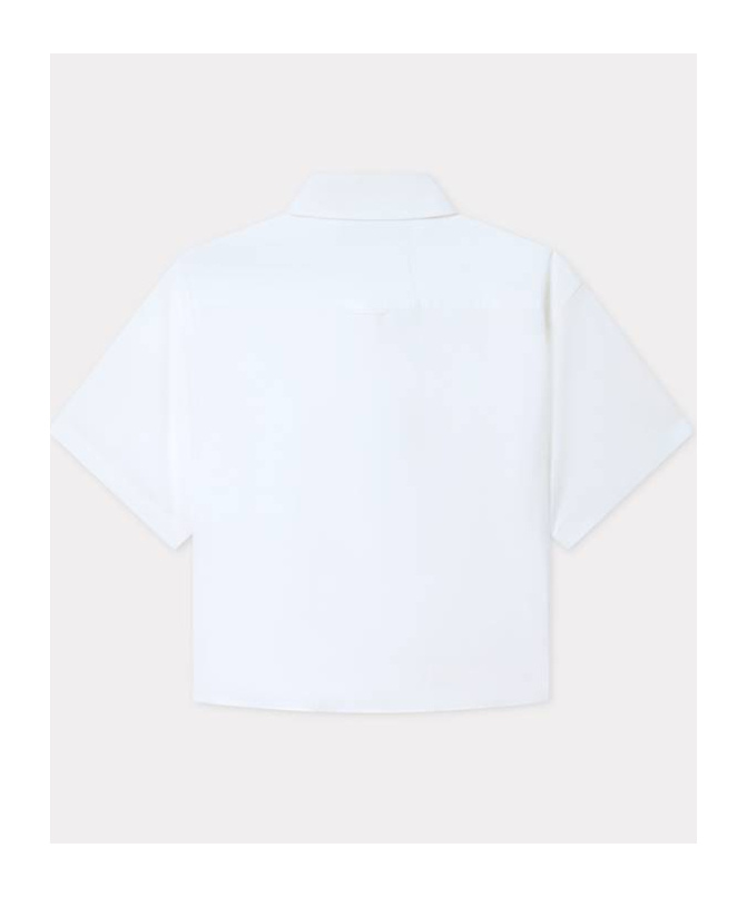 Kenzo 'boke Flower 2.0' Dropped Shoulders Shirt In Cotton Poplin