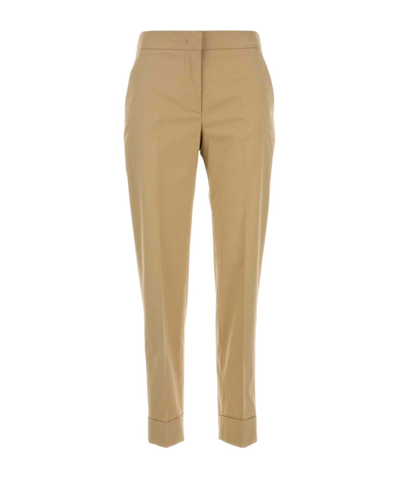 Pt Torino Tapered Trousers In Nude