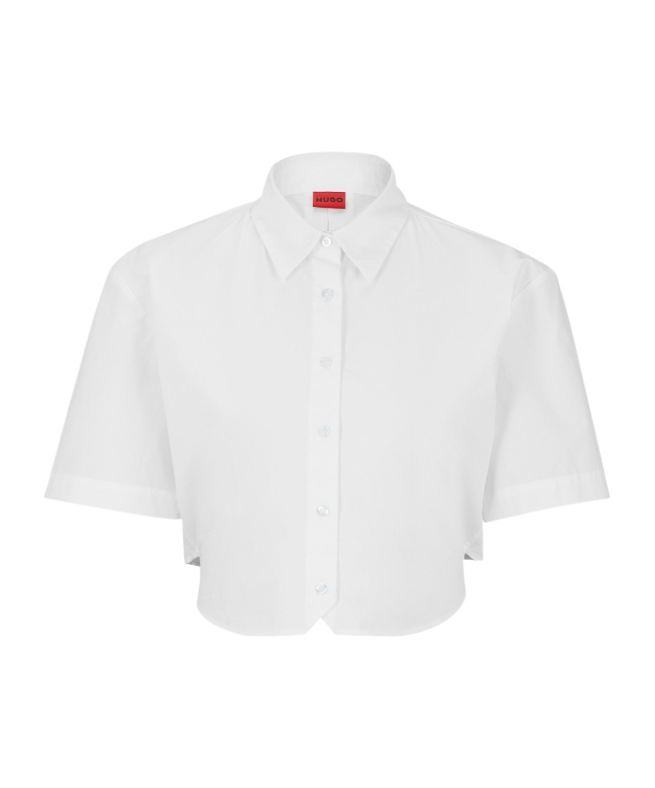 Hugo Boss A Short Sleeved Shirt In White