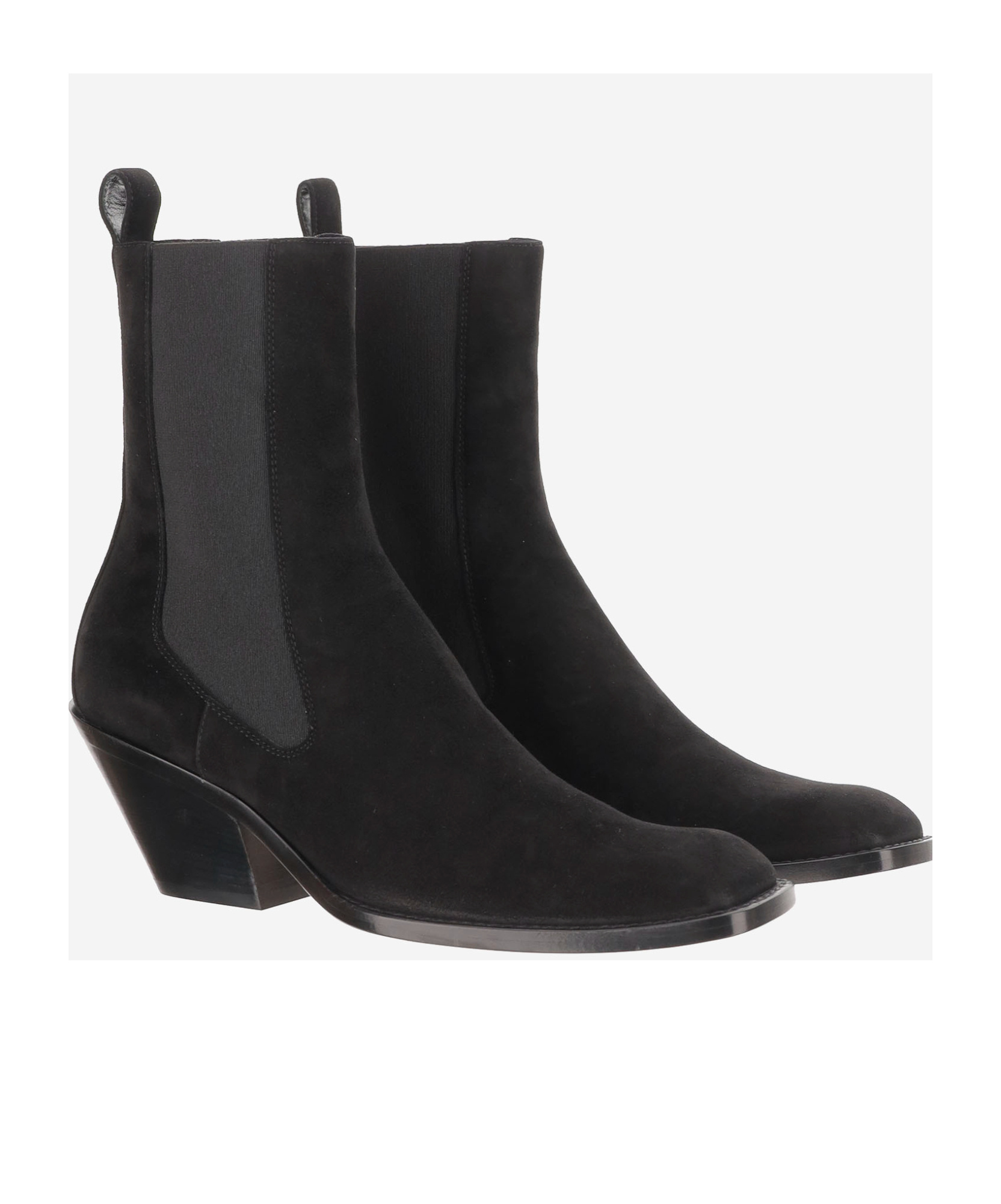 Khaite Woman Ankle Boots Black Size 6 Leather In Black