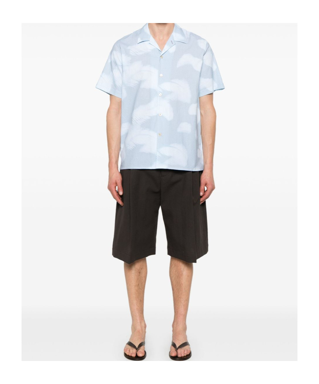 PAUL SMITH ABSTRACT-PRINT SHIRT
