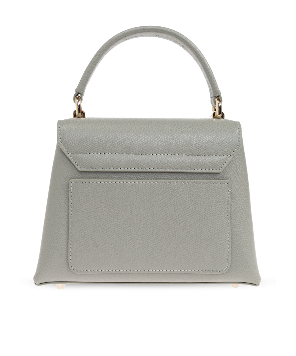 Furla 1927 Twist-lock Mini Tote Bag In Gray