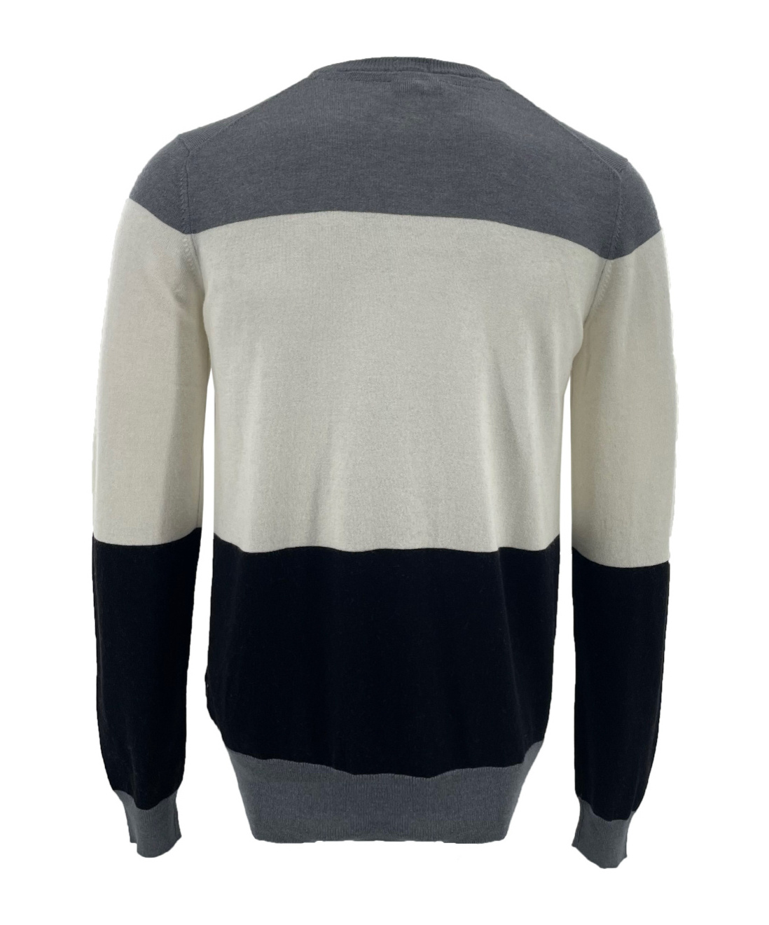 ARMANI JEANS ROUND-COLLAR AND LONG-SLEEVED SWEATER