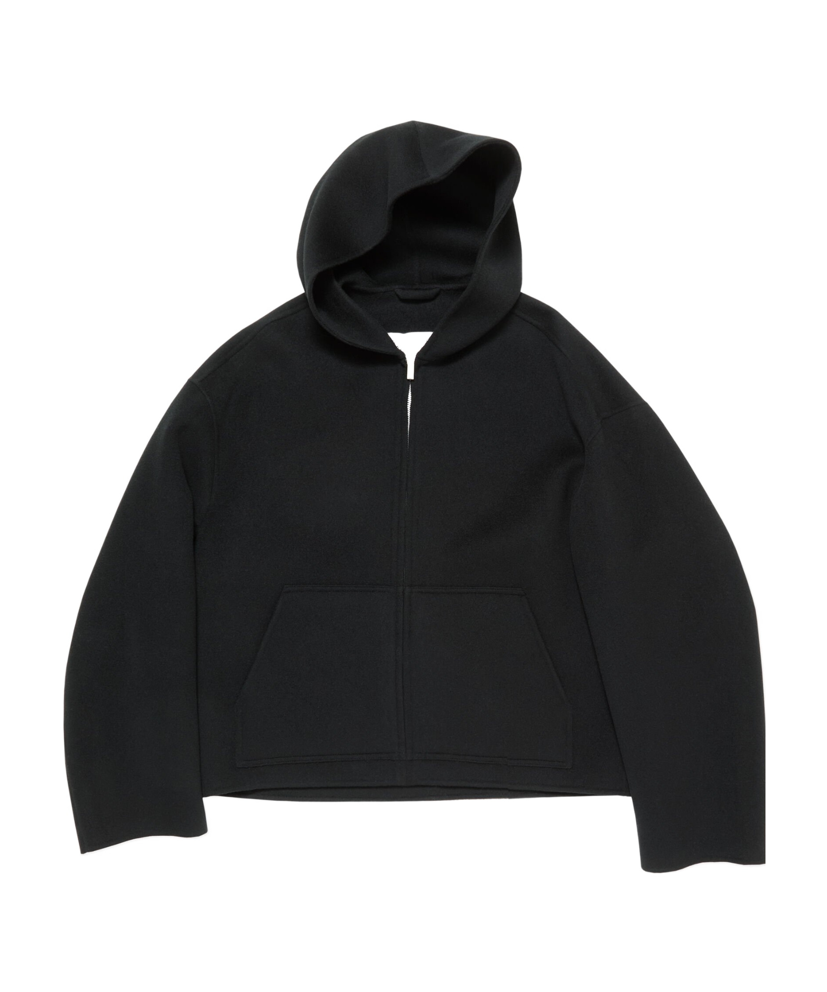 Acne Studios Hooded Zip-up Sweater In Gray