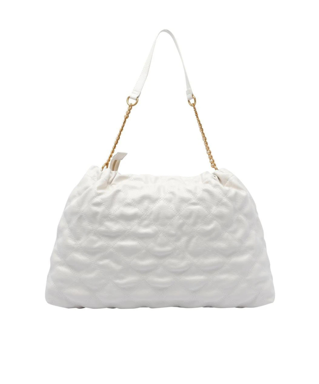 Liu •jo Quilted Chain Strap Shoulder Bag In White