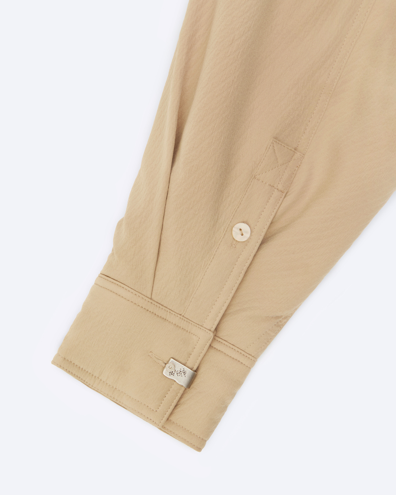 Ader Error Padded Shirt In Nude