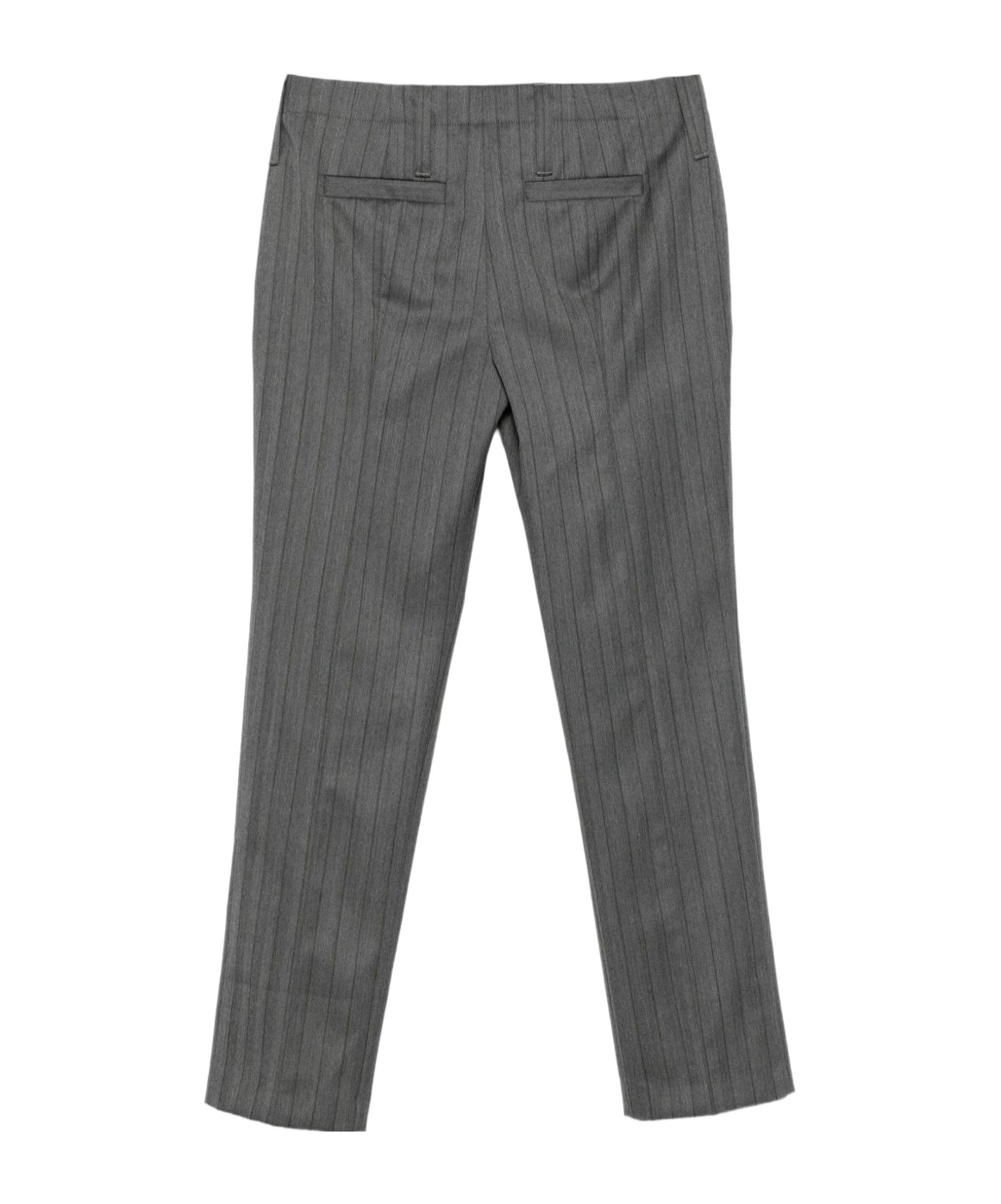 Alexander Mcqueen Belt Loops Slacks In Gray