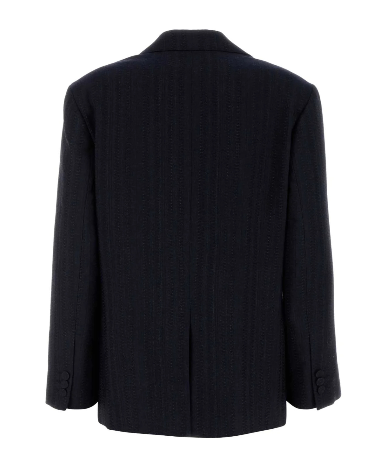 Dries Van Noten Embroidered Wool Blend Birdys Blazer In Black