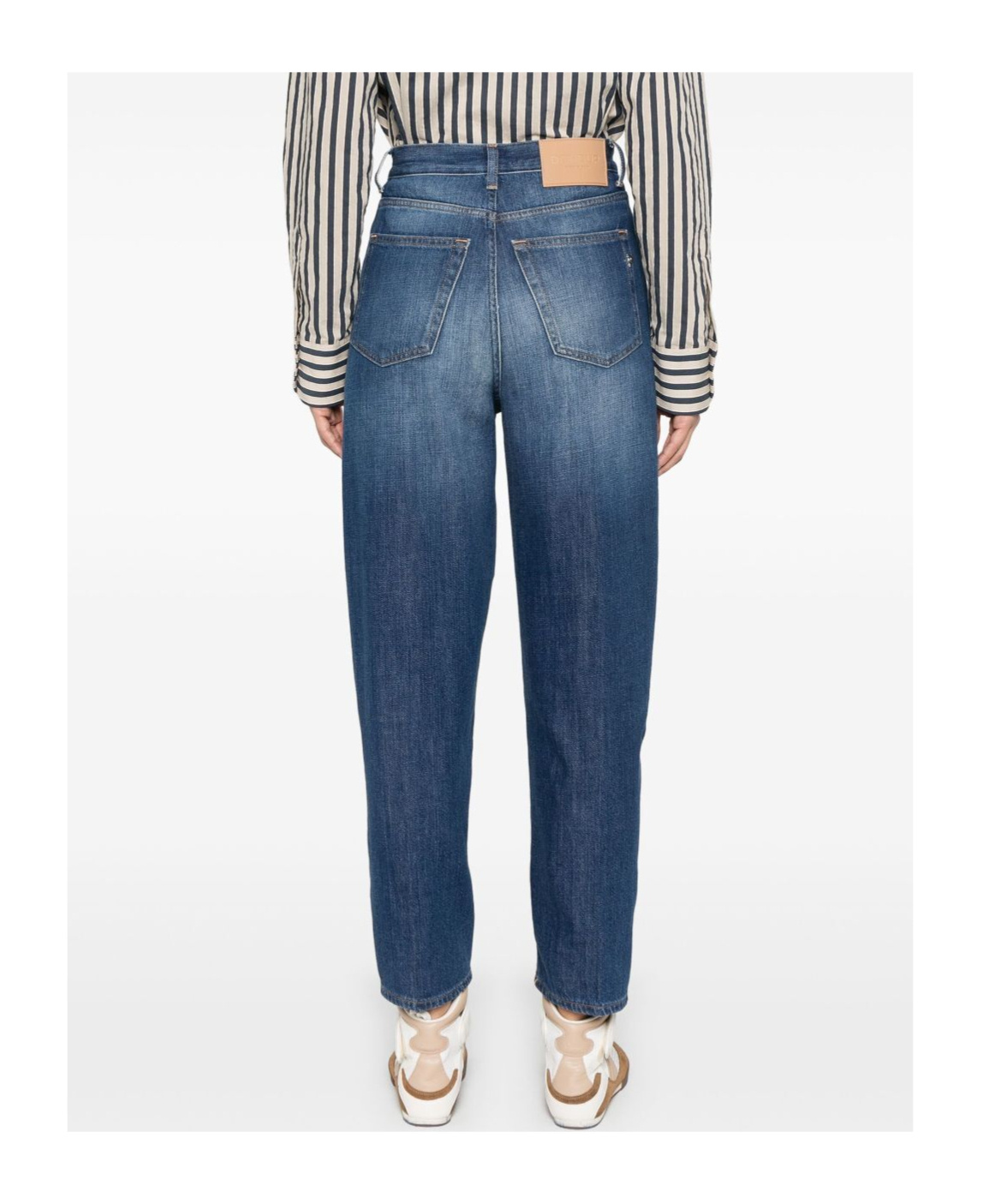 Dondup Belt-loop Jeans In Blue