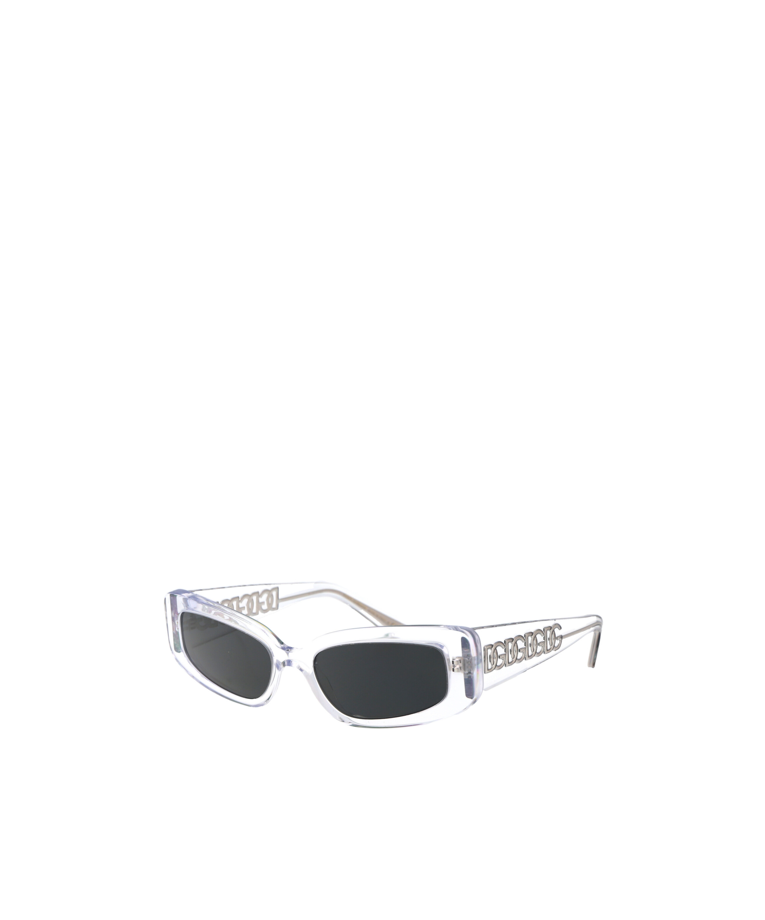 Dolce & Gabbana Dolce Gabbana Eyewear Rectangular Frame Sunglasses In Black