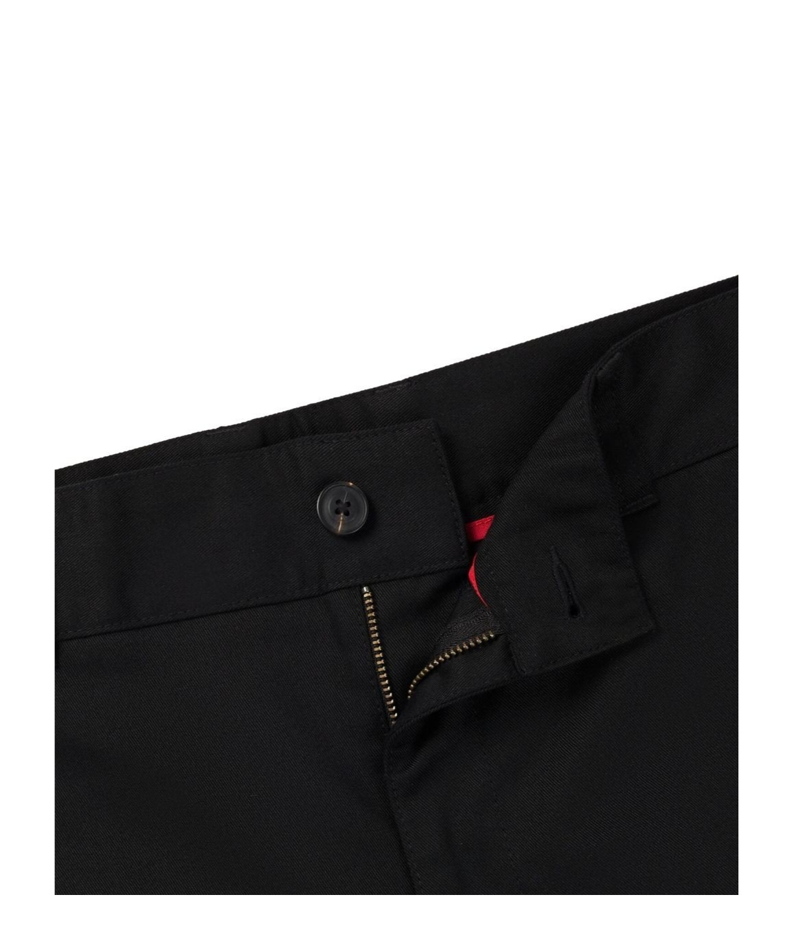 Hugo Boss Regular-fit Shorts With Slim Leg And Buttoned Pockets In Black