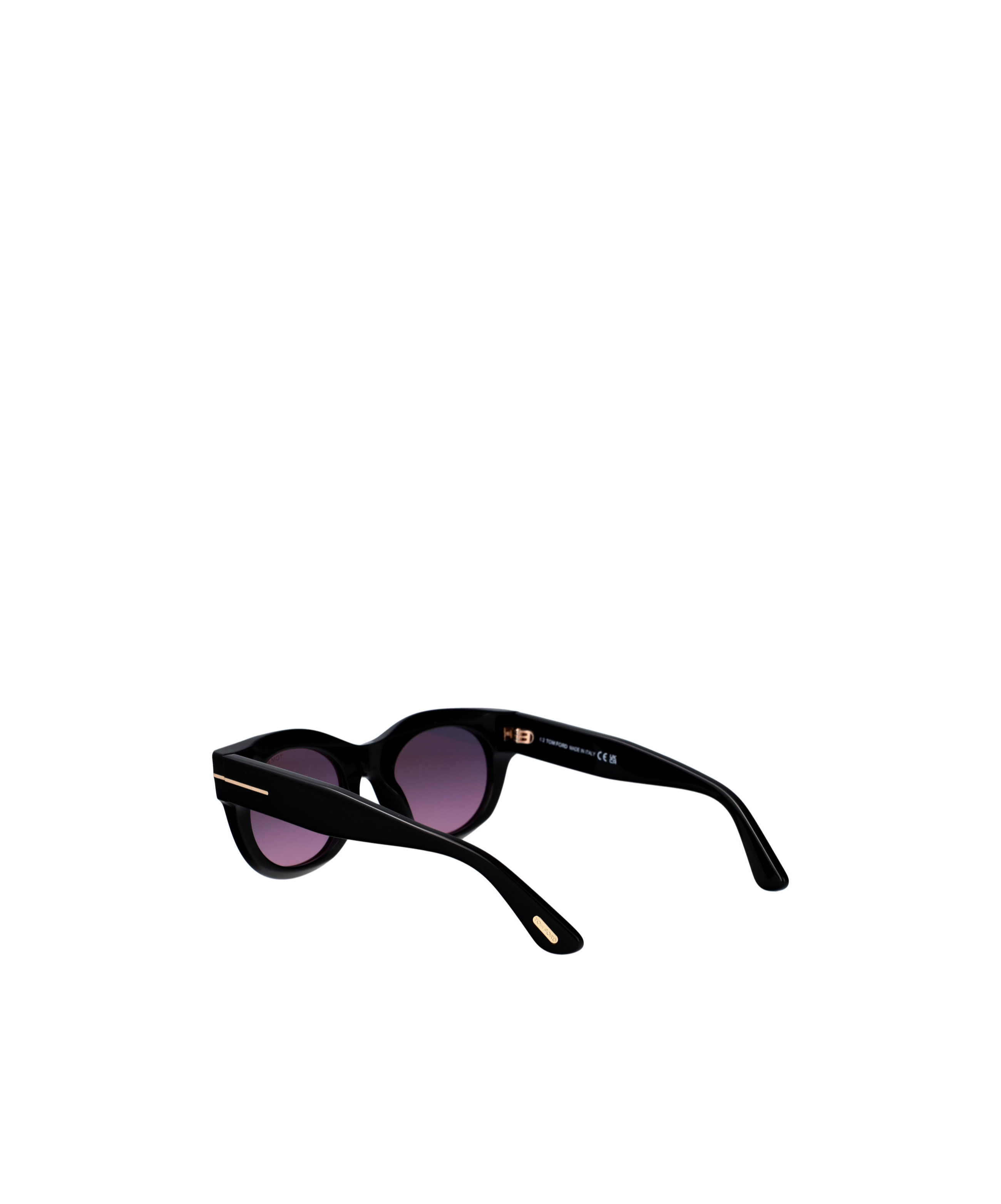 Tom Ford Eyewear Round Frame Sunglasses In Black