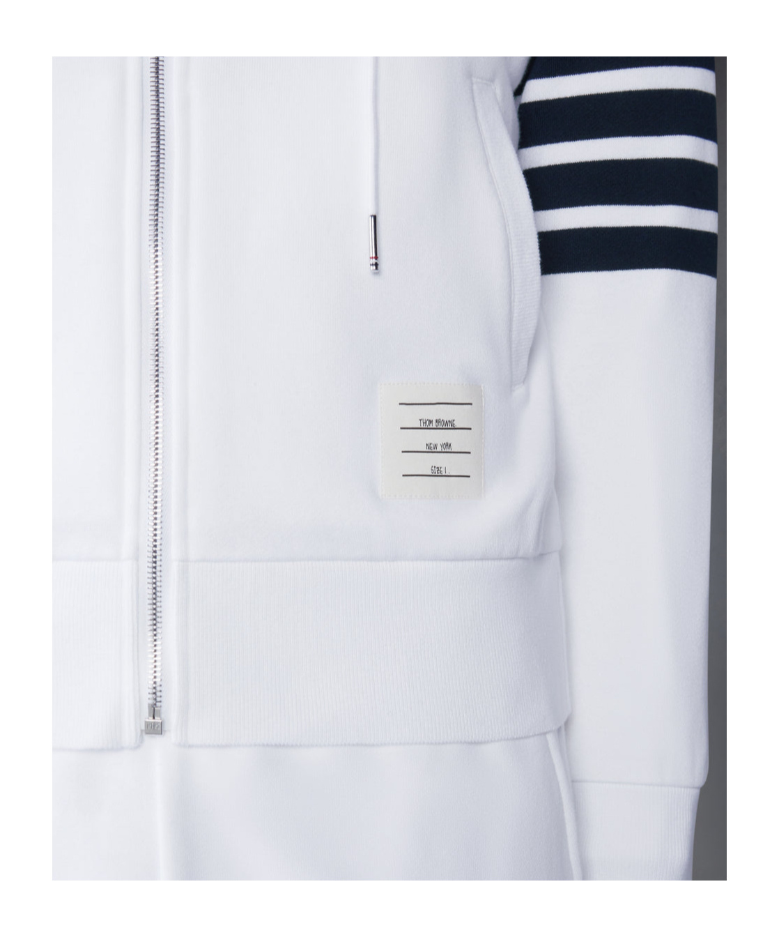 Thom Browne 4-bar Stripe Zipped Hoodie