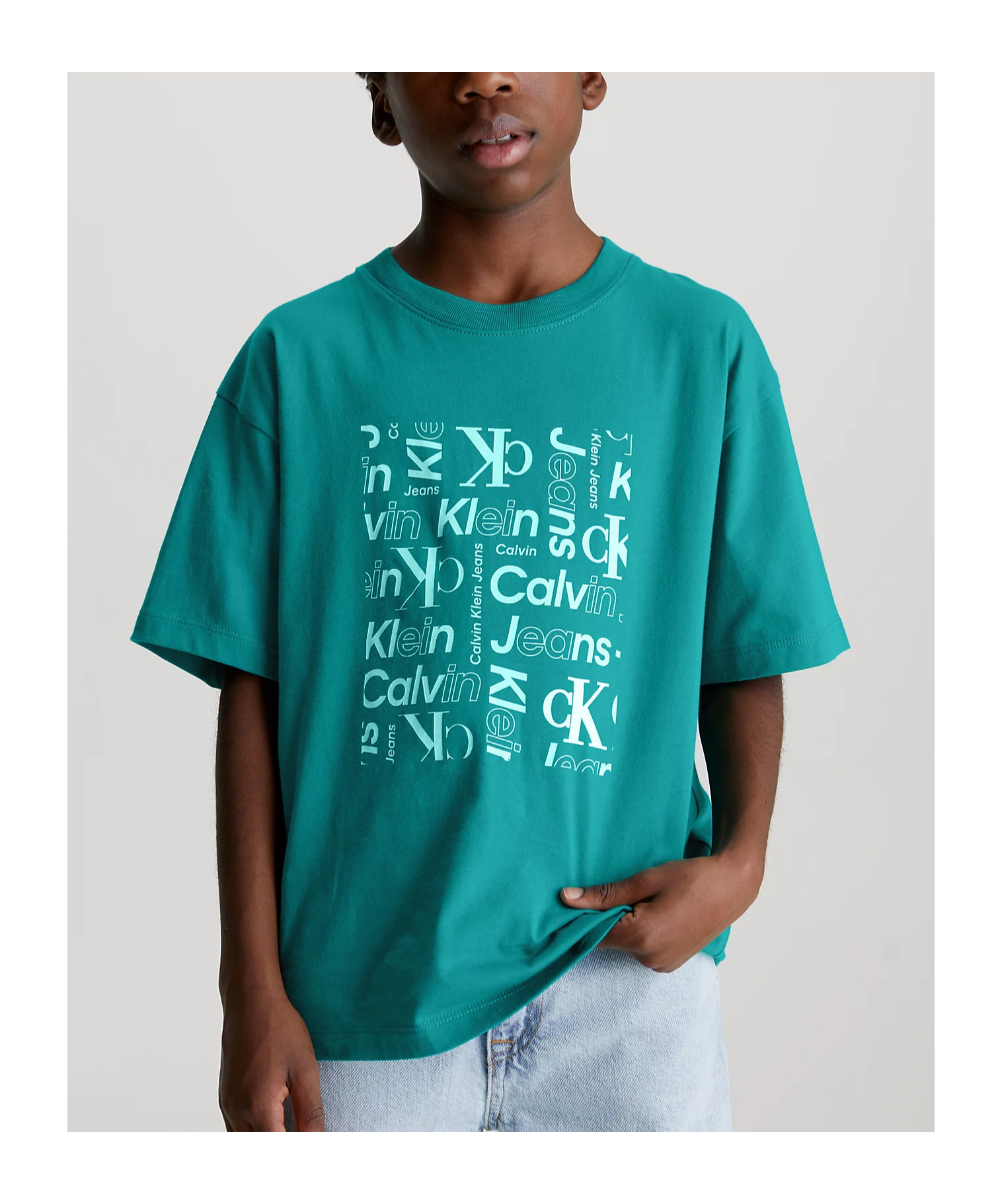 Calvin Klein Short-sleeved T-shirt In Green