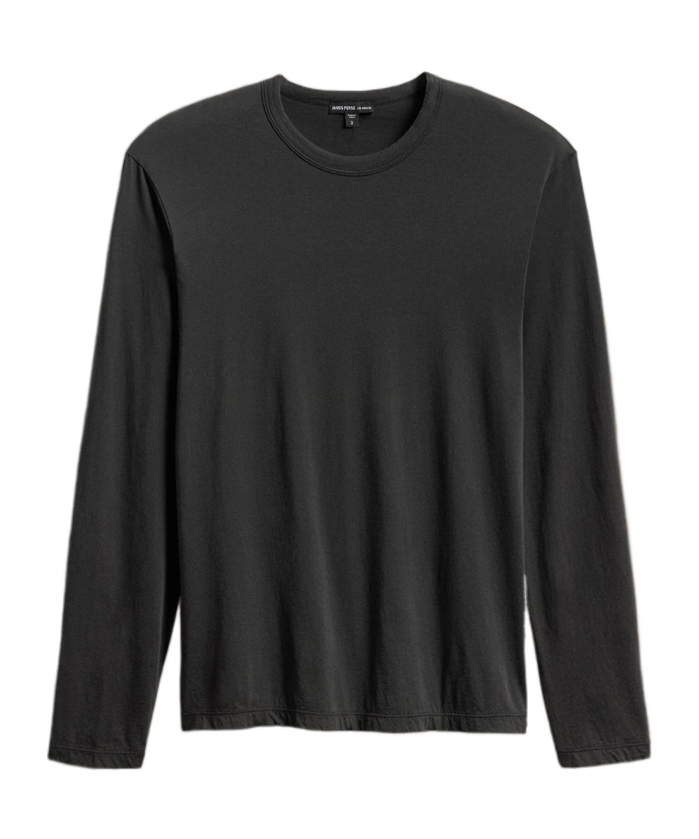 James Perse Long-sleeved T-shirt In Black