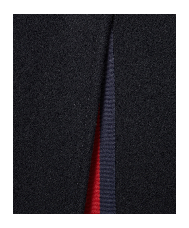 Gucci Wool Double-breasted Overcoat In Black