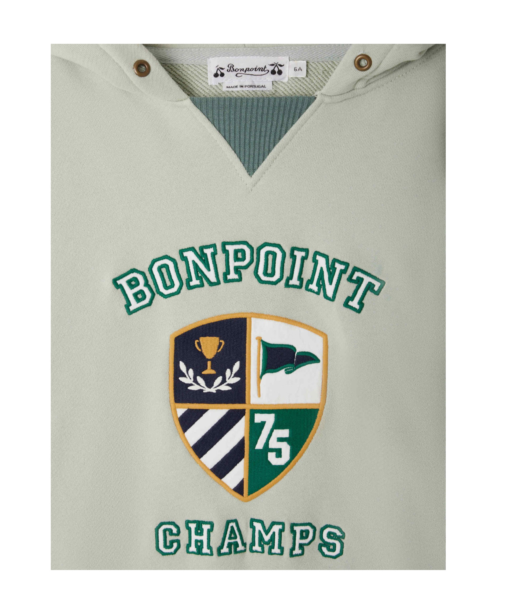 Bonpoint Long-sleeved Sweater In Green