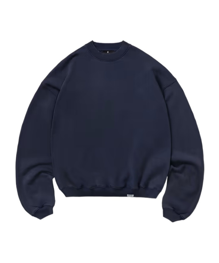 Represent Initial Boxy Sweater In Midnight Blue