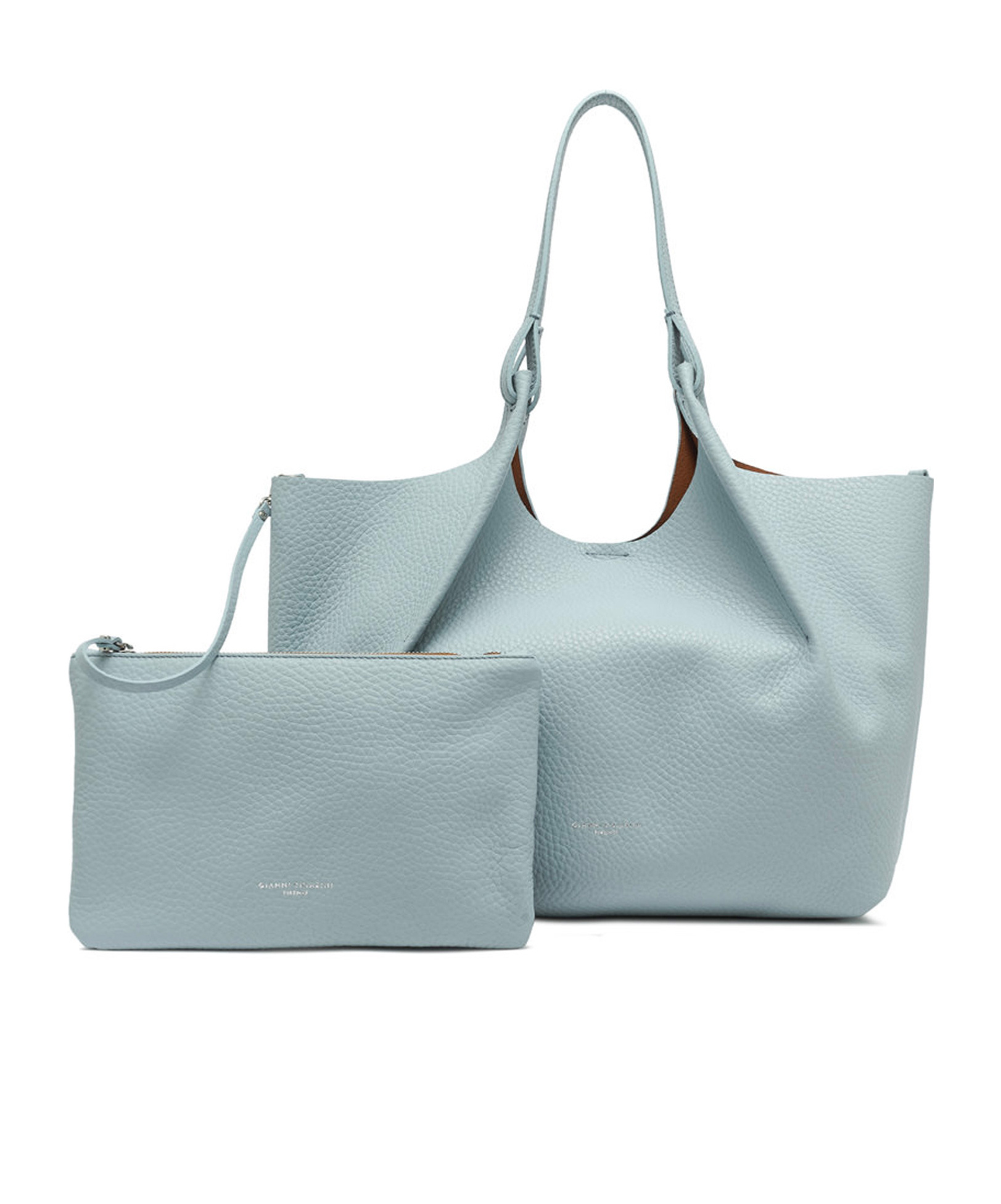 Gianni Chiarini Dua Shoulder Bag In Gray