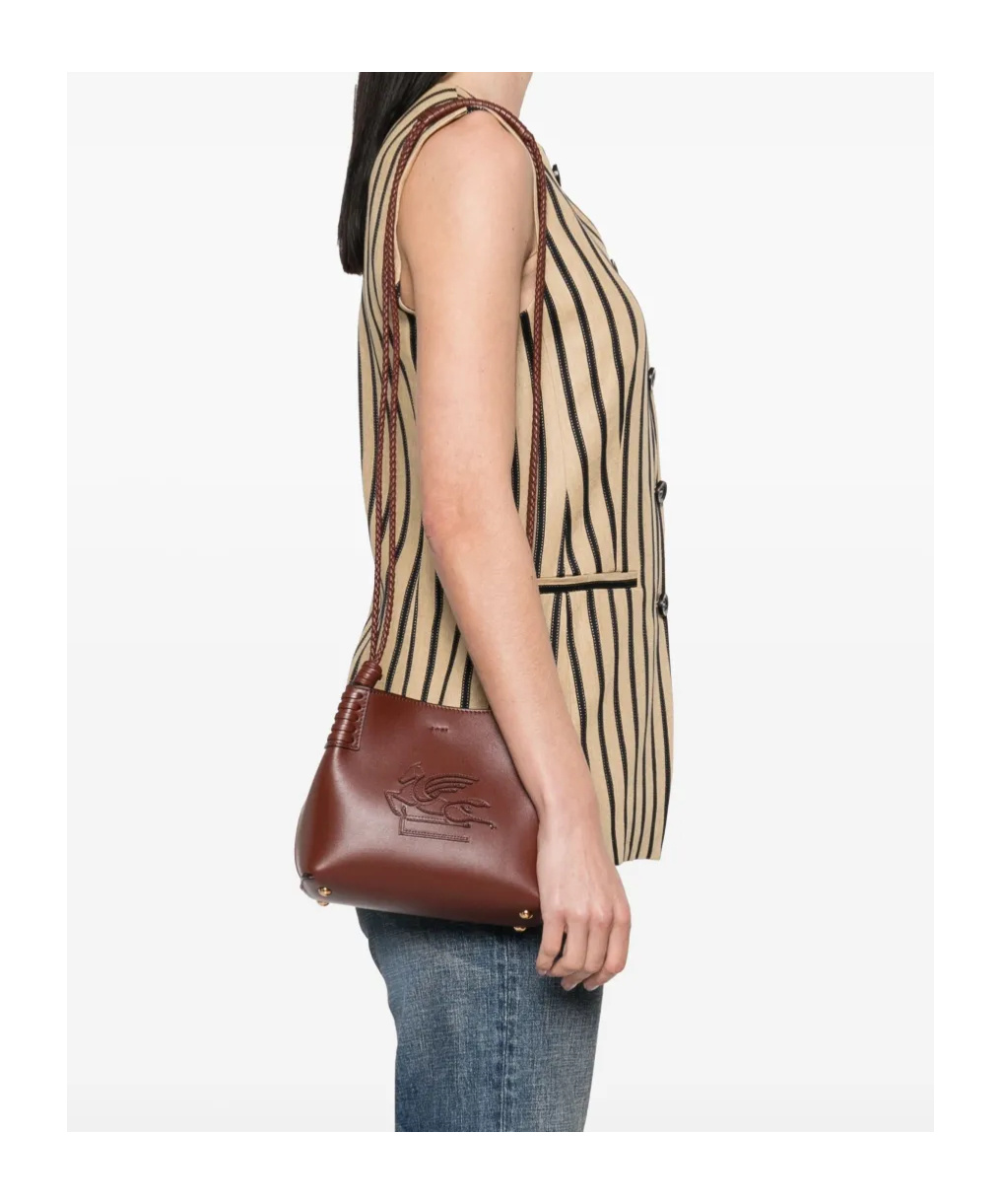 Etro Libra Mini Shoulder Bag In Red