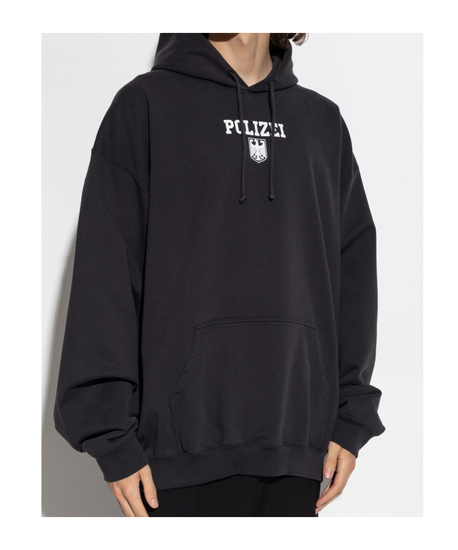 Vetements Long Sleeve Sweatshirt In Black