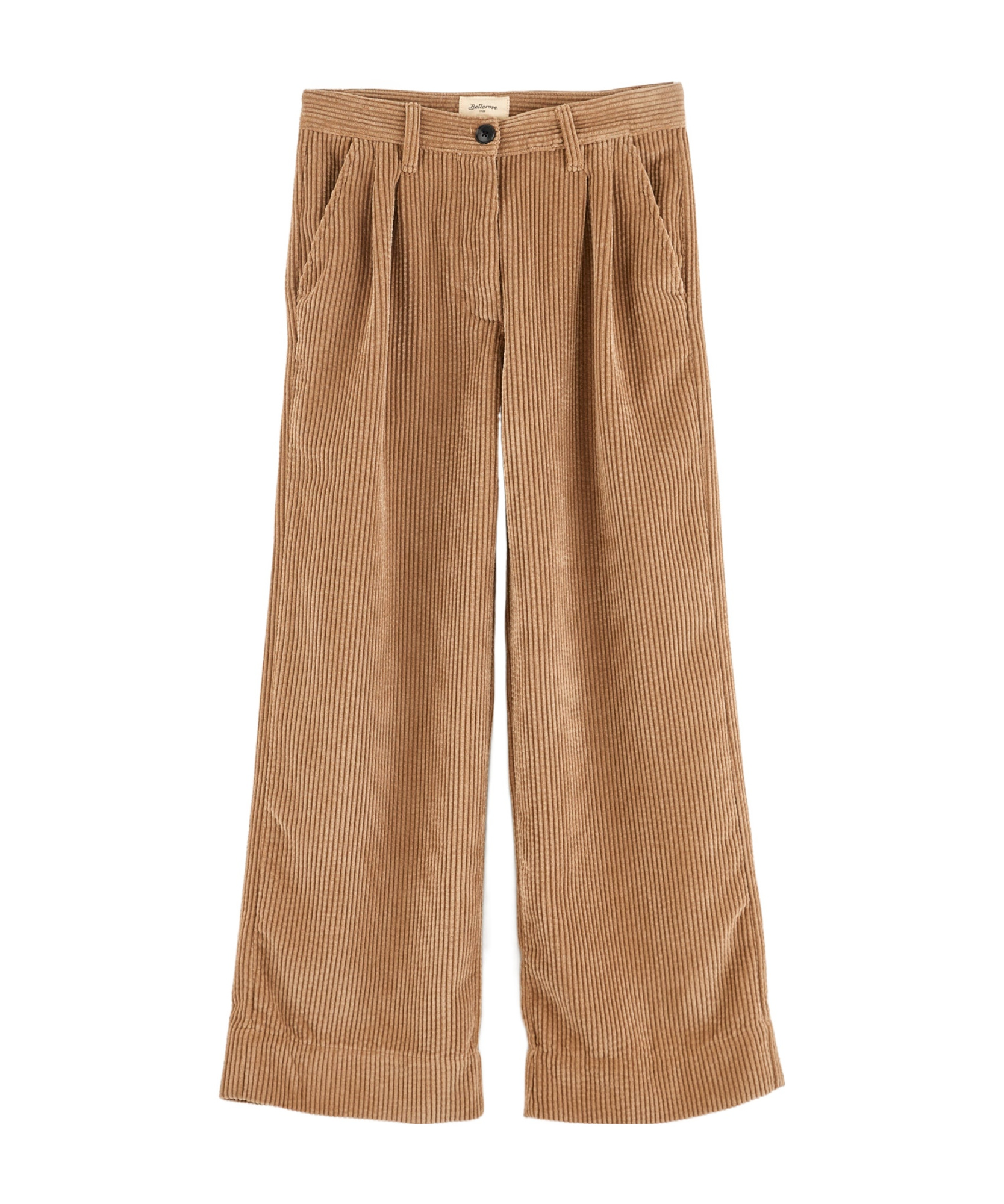 Bellerose Belt-loop Casual Pants In Brown