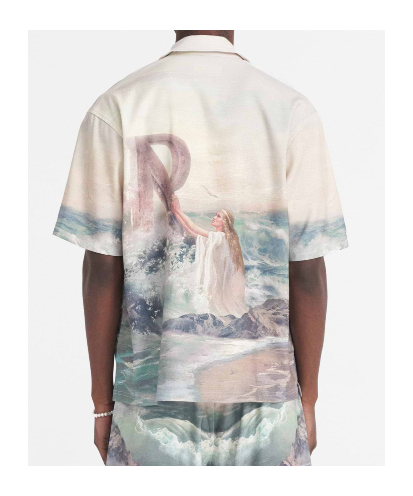 Represent Printed Shirt In White