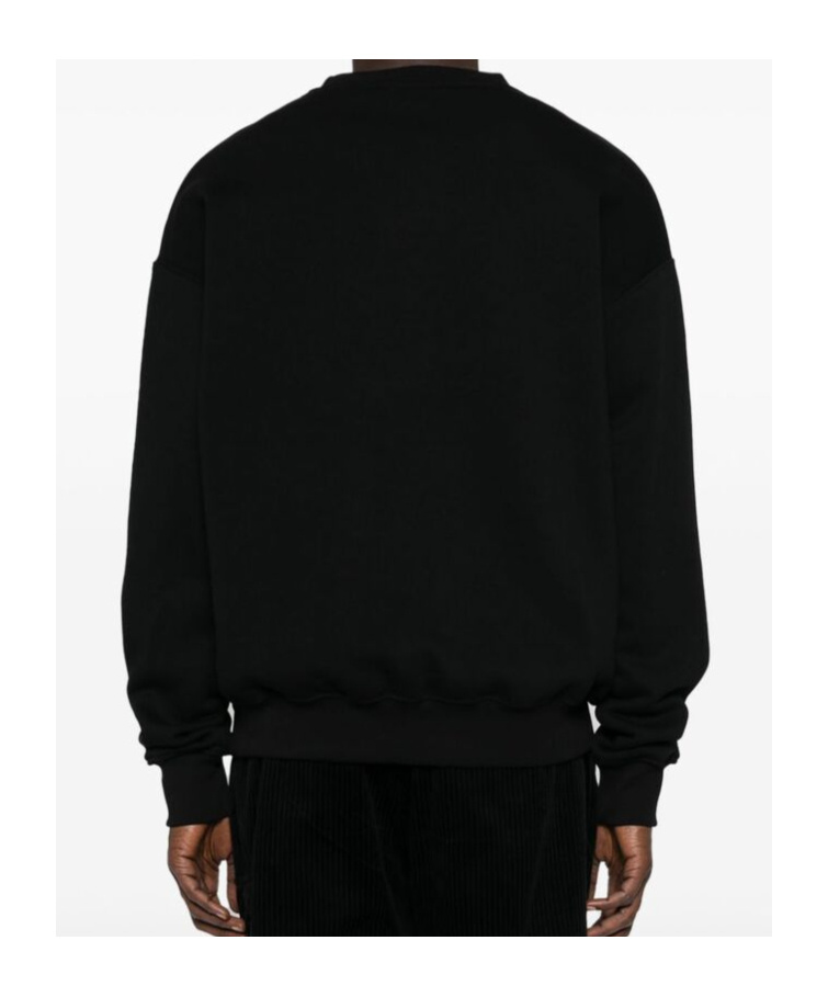 Family First Sweatshirt With Logo In Black