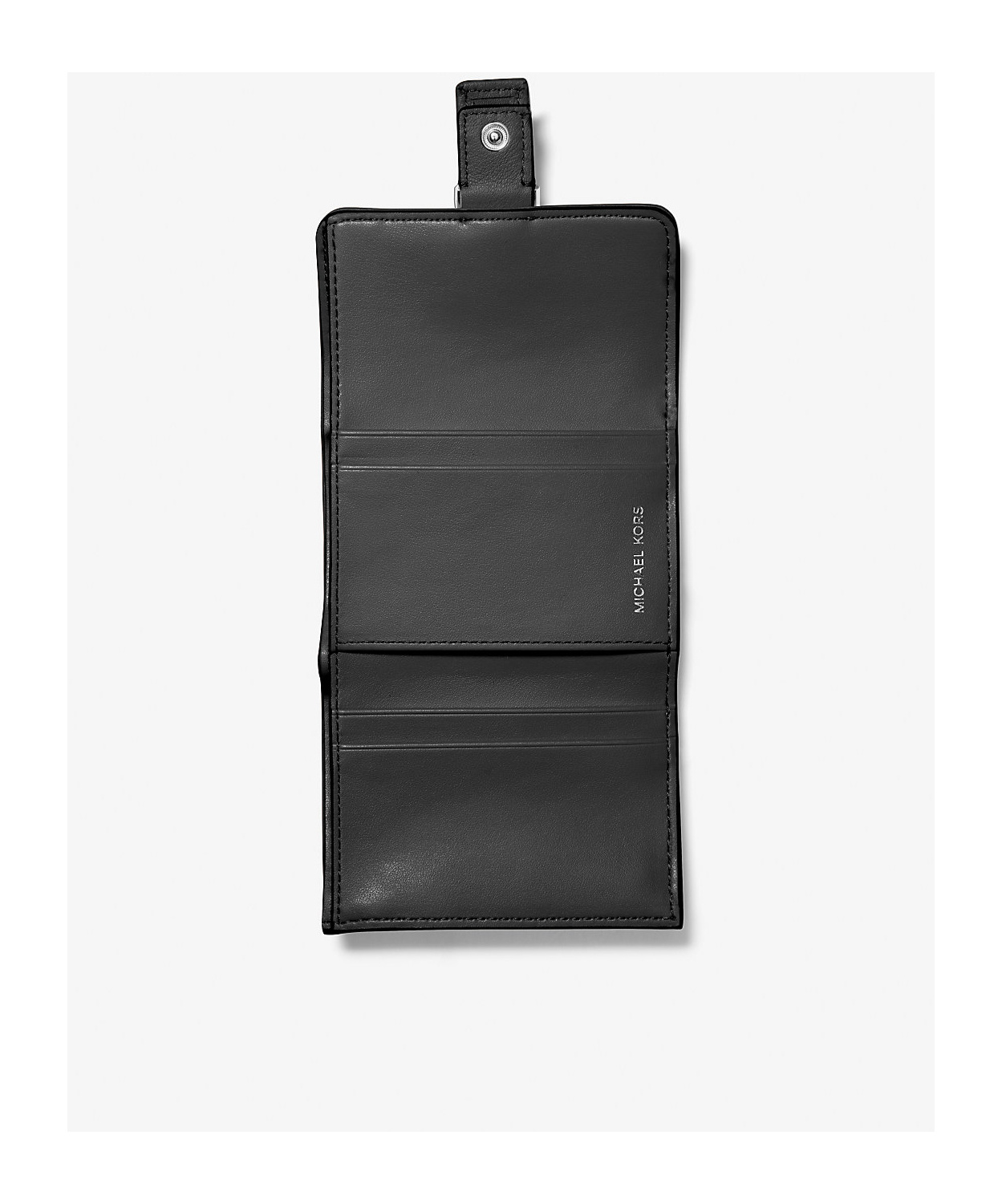 Michael Kors Colby Tri-fold Wallet In Black