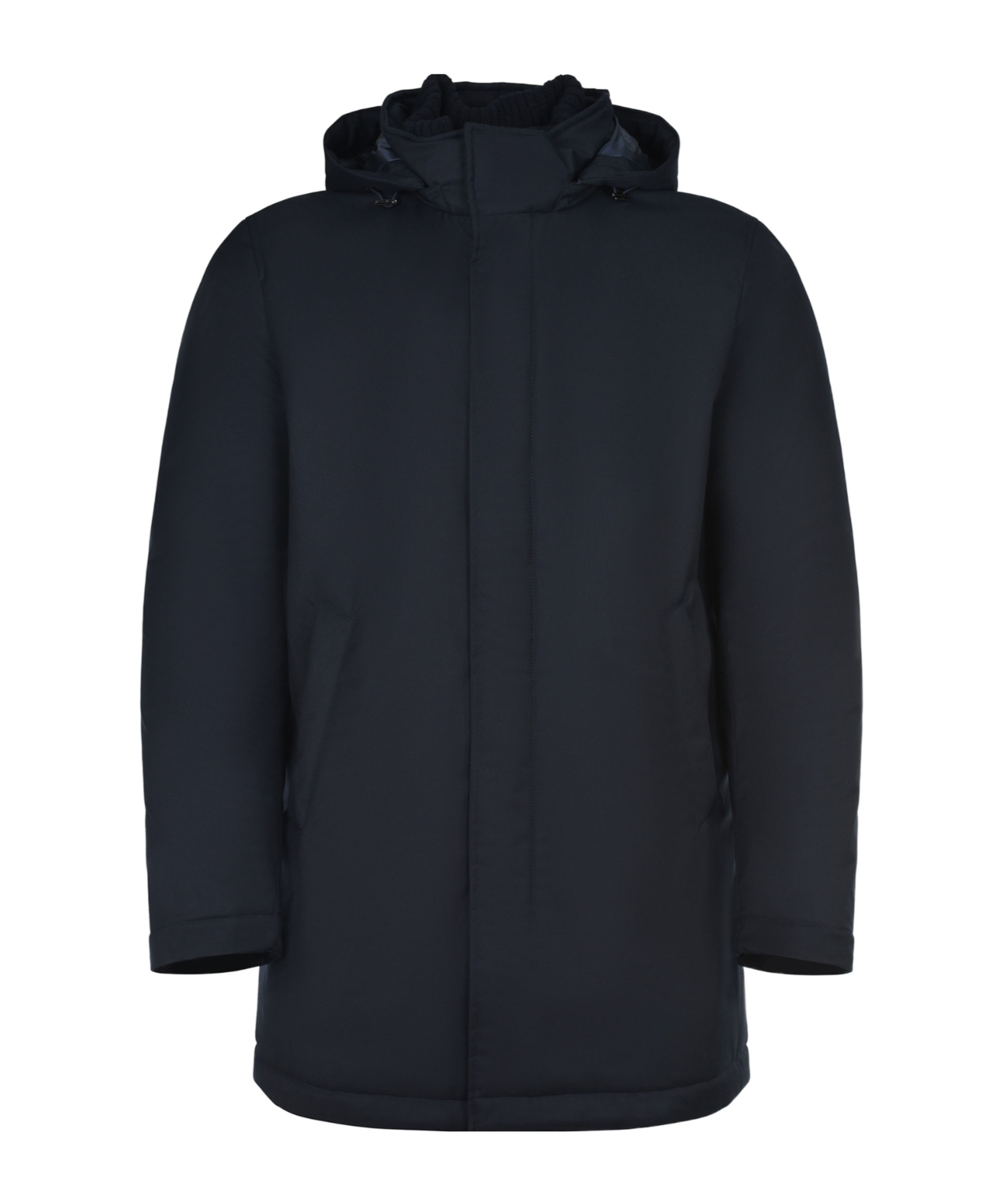 Herno Down Jacket Made Of Technical Fabric In Blue