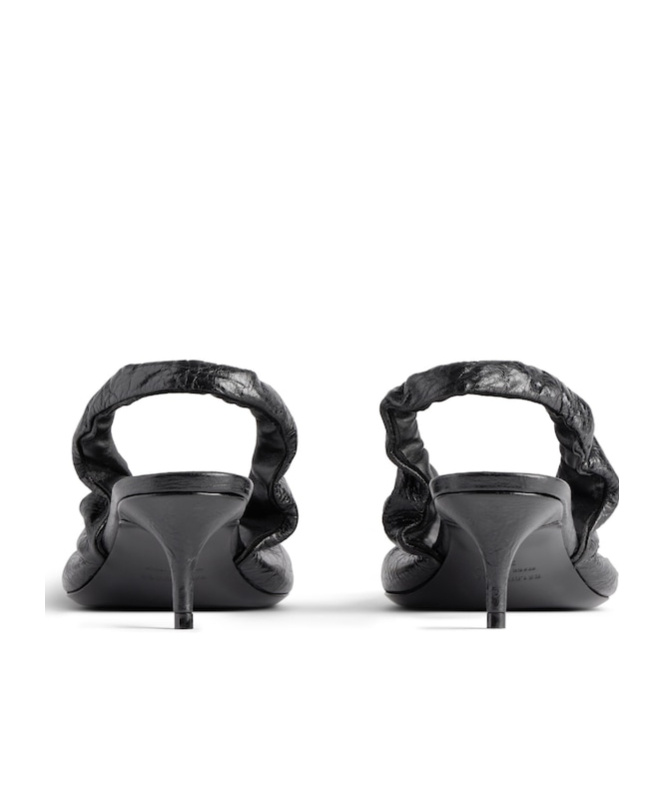 Balenciaga Monaco 50mm Slingback Pumps In Black