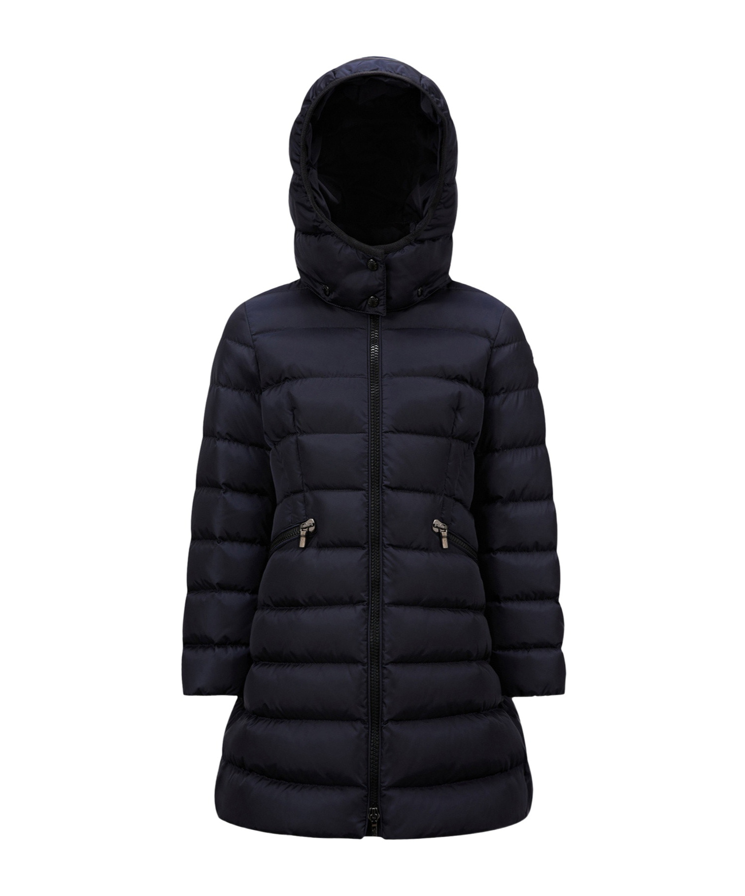 Moncler Charpal Hooded Down Jacket In Blue