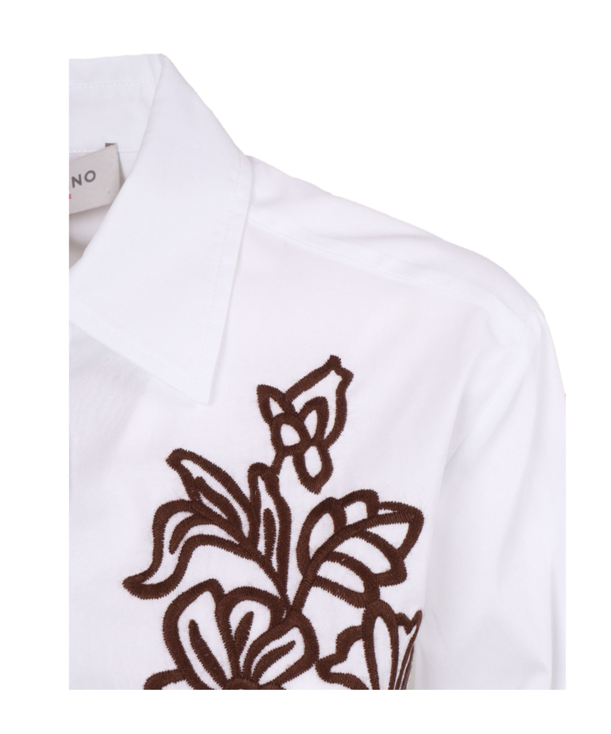 Ermanno Scervino Long Sleeve Shirt In White