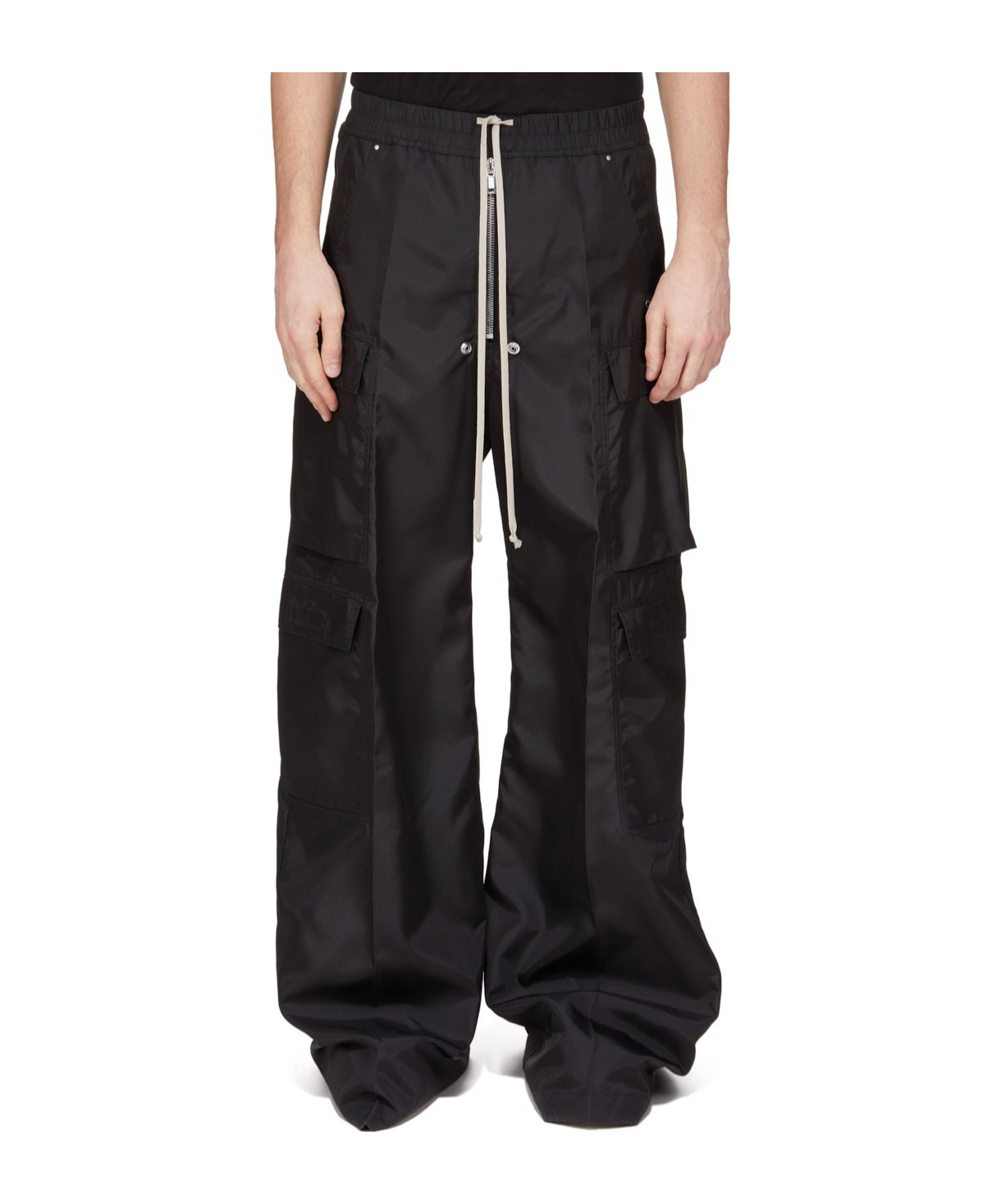 Rick Owens Drkshdw Drawstring Casual Pants In Black