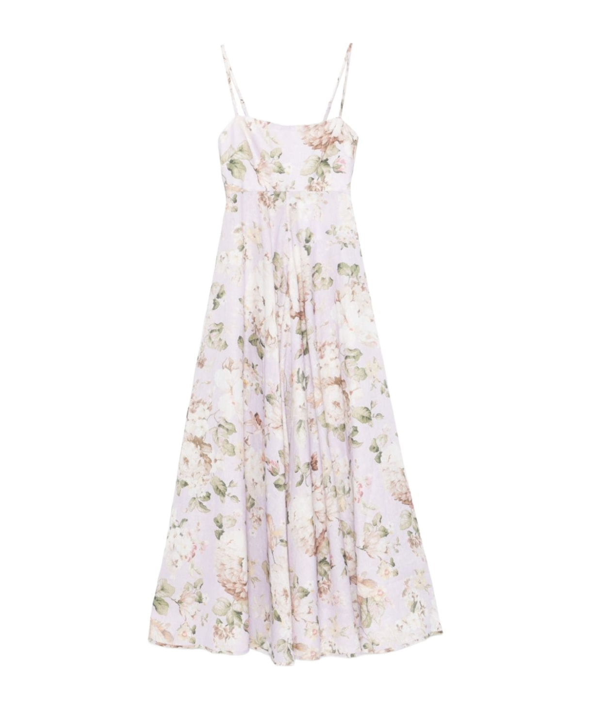 Shop Zimmermann Acacia Midi Dress In White