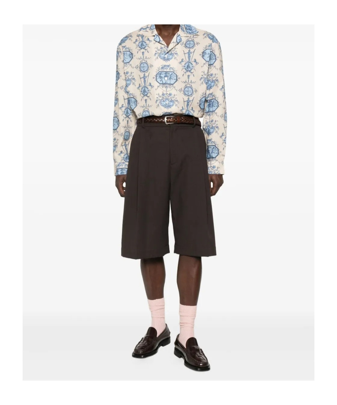 Drôle De Monsieur Patineur-print Shirt In White