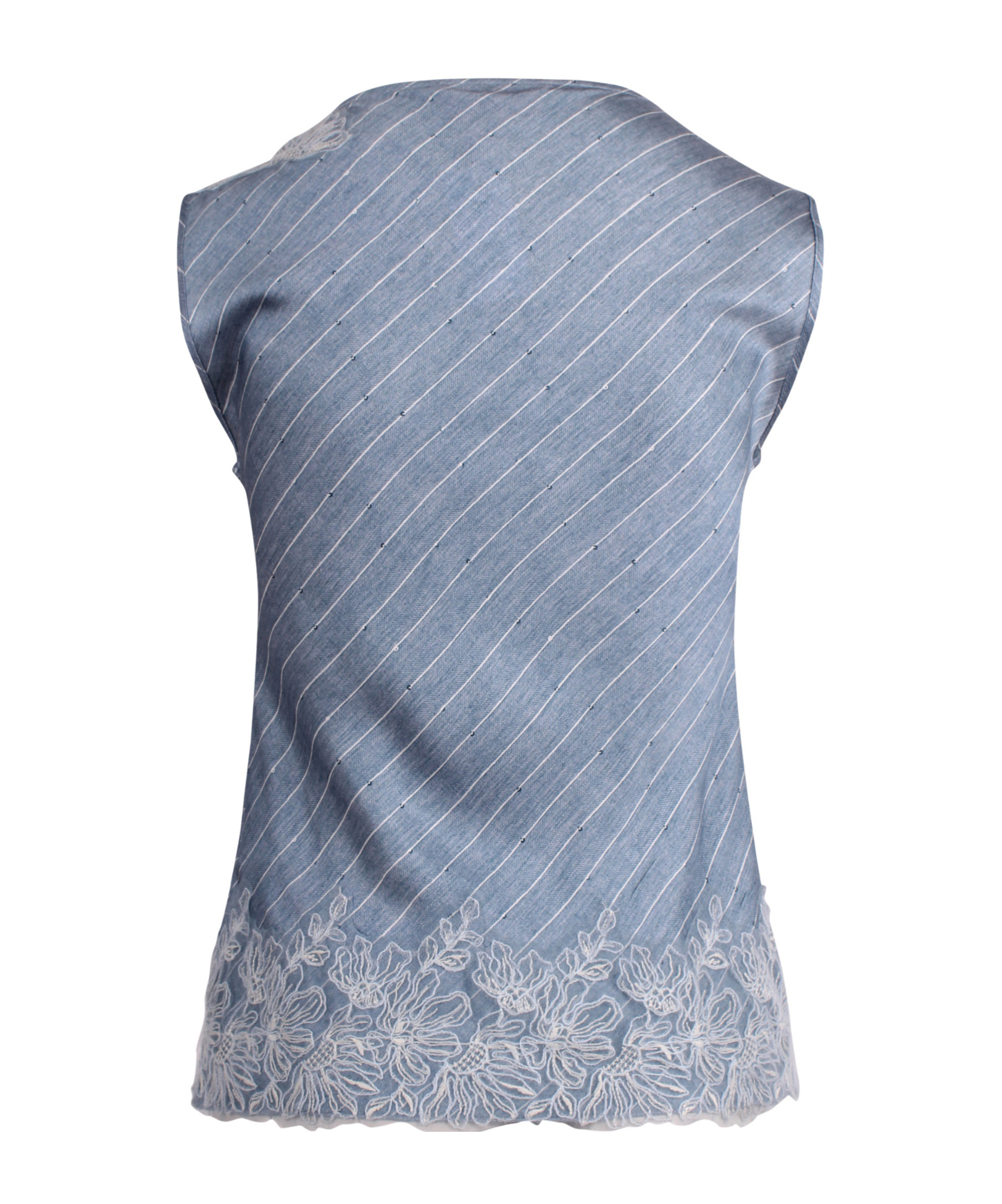 Ermanno Firenze V-neck Vest In Blue