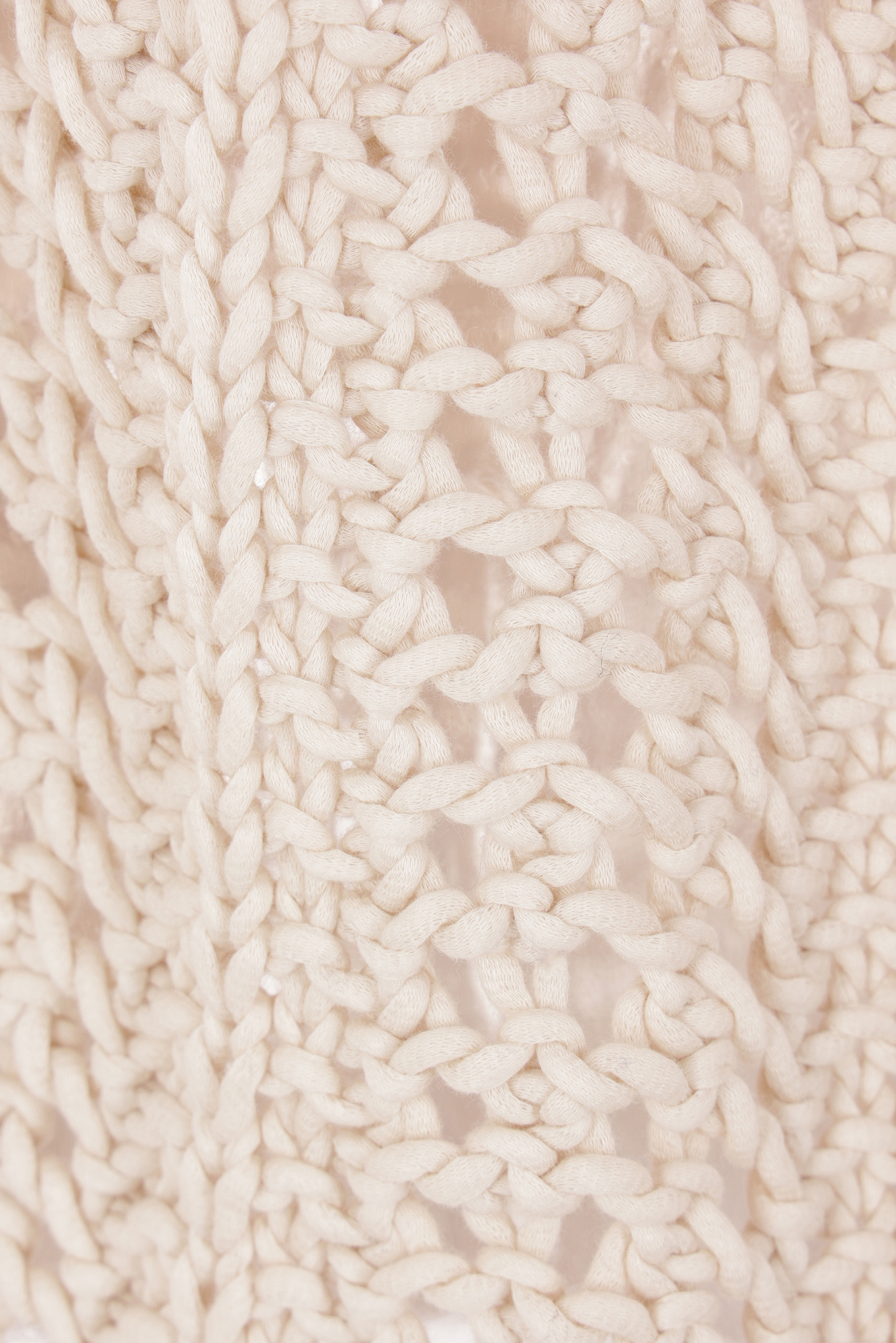 Brunello Cucinelli Wool-mohair Blend Crochet Sweater In Nude