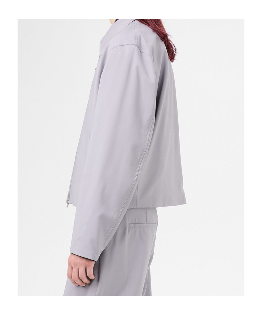Our Legacy Purple Mini Jacket In Gray