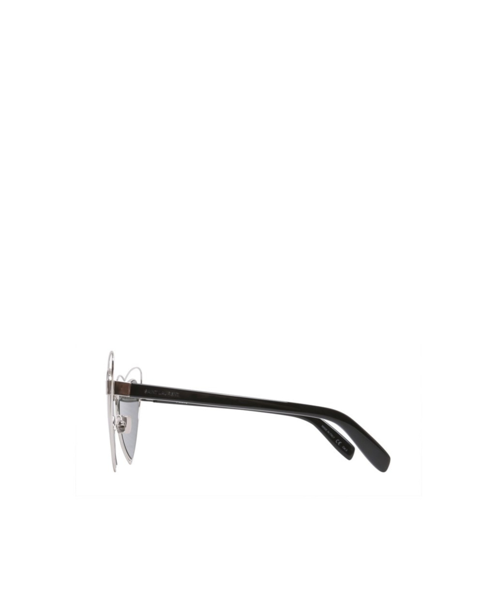 Saint Laurent Loulou Heart-shaped Sunglasses In Gray