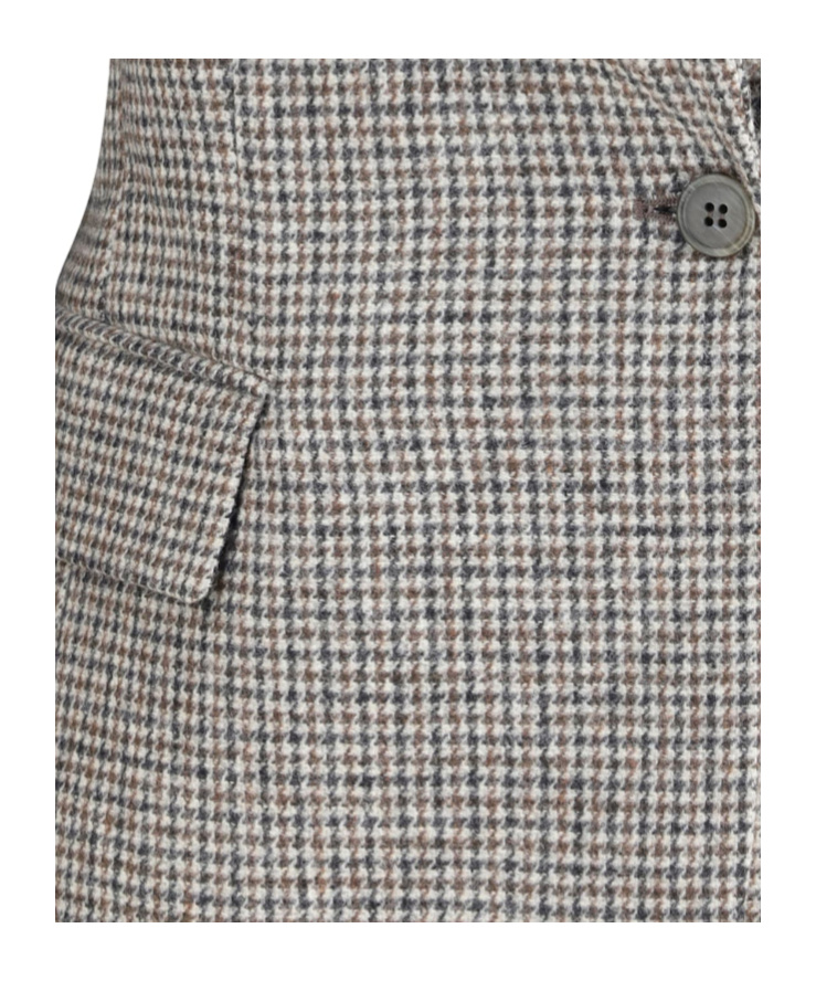 P.a.r.o.s.h P. A.r. O.s. H. Houndstooth Patterned Jacket In Gray