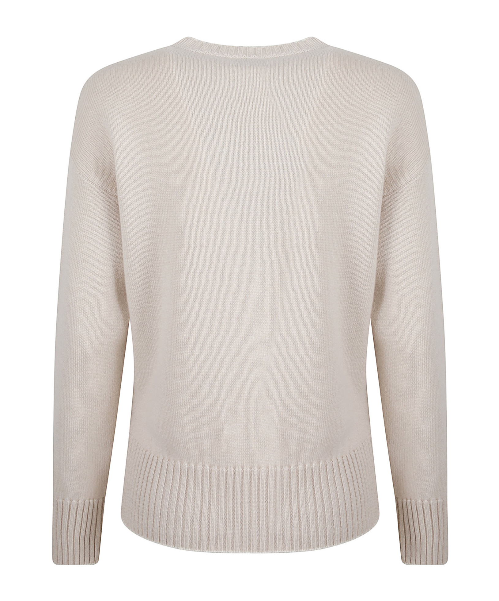 Eleventy Round-neck Knitted Sweater In Neutral