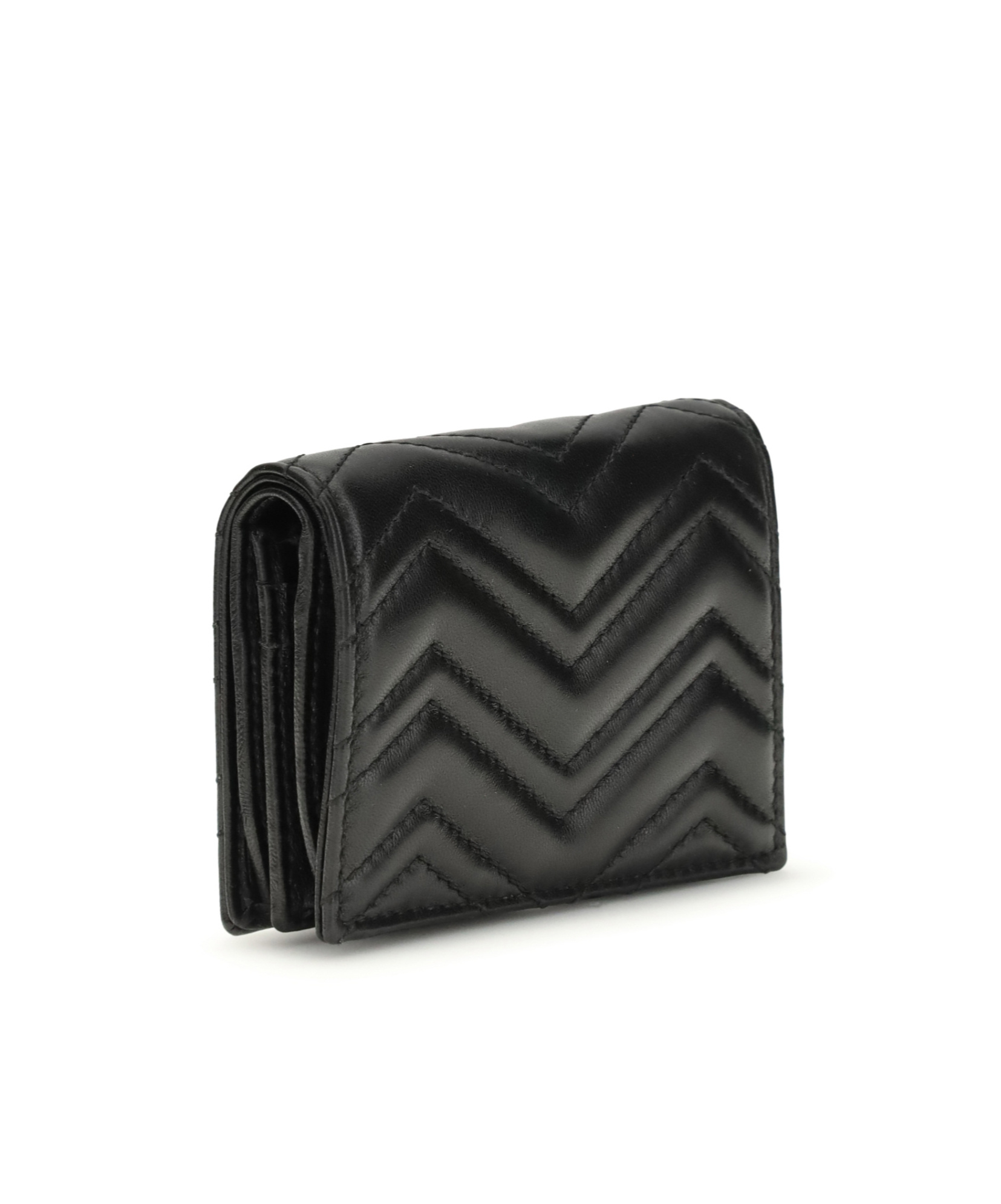 Gucci Gg Marmont Card Case Wallet In Black