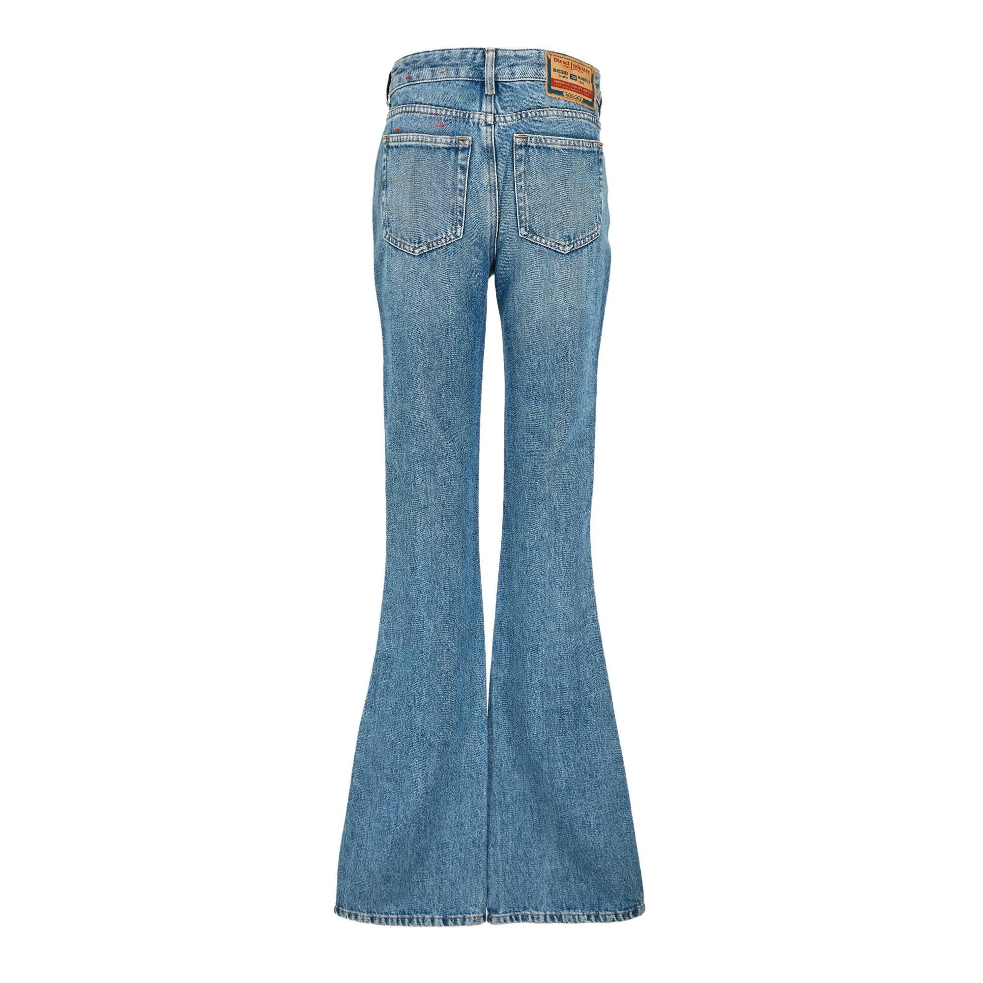 Diesel Bootcut Jeans In Blue