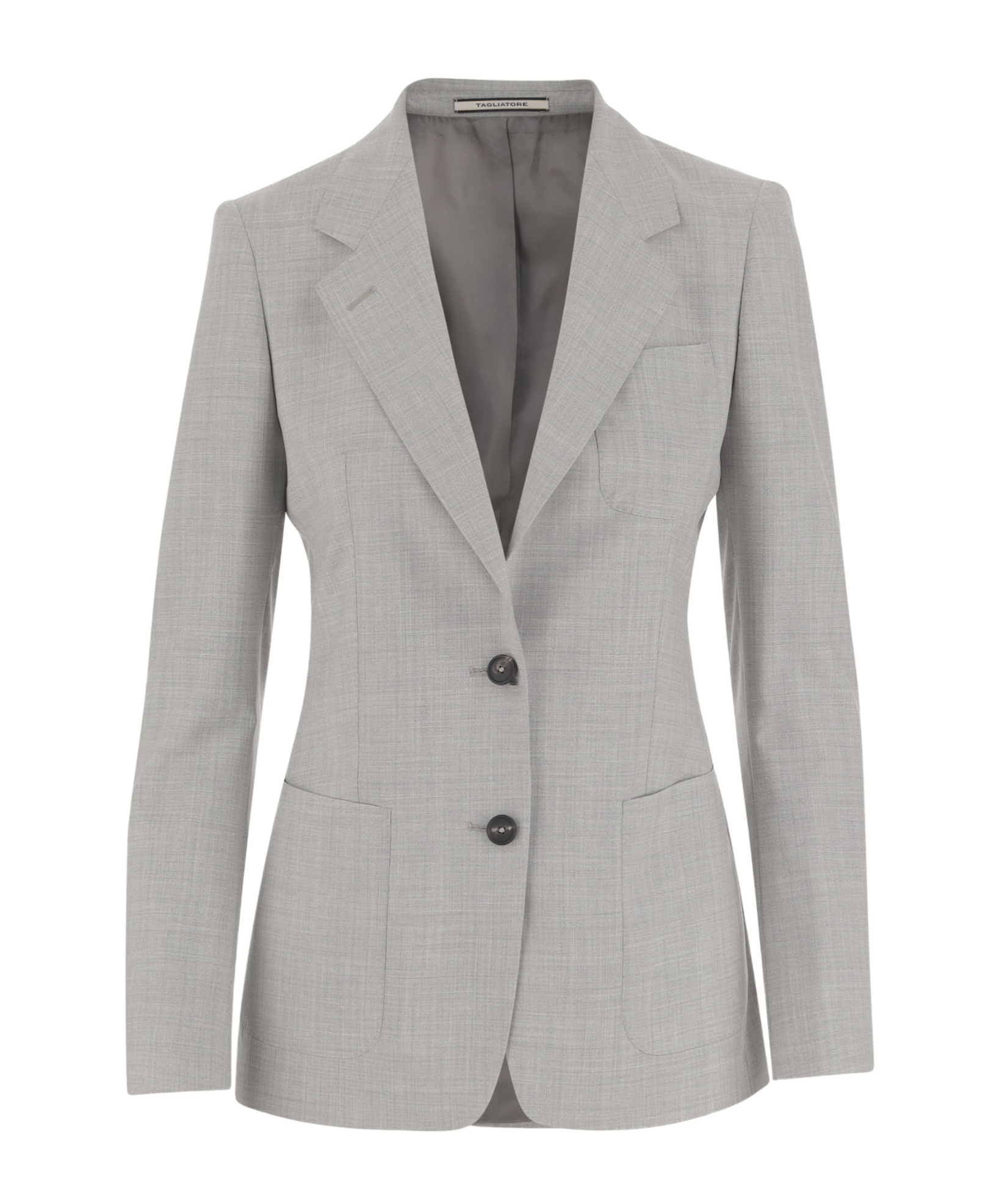 Tagliatore Beige Linen Blend Single-breasted Jacket
