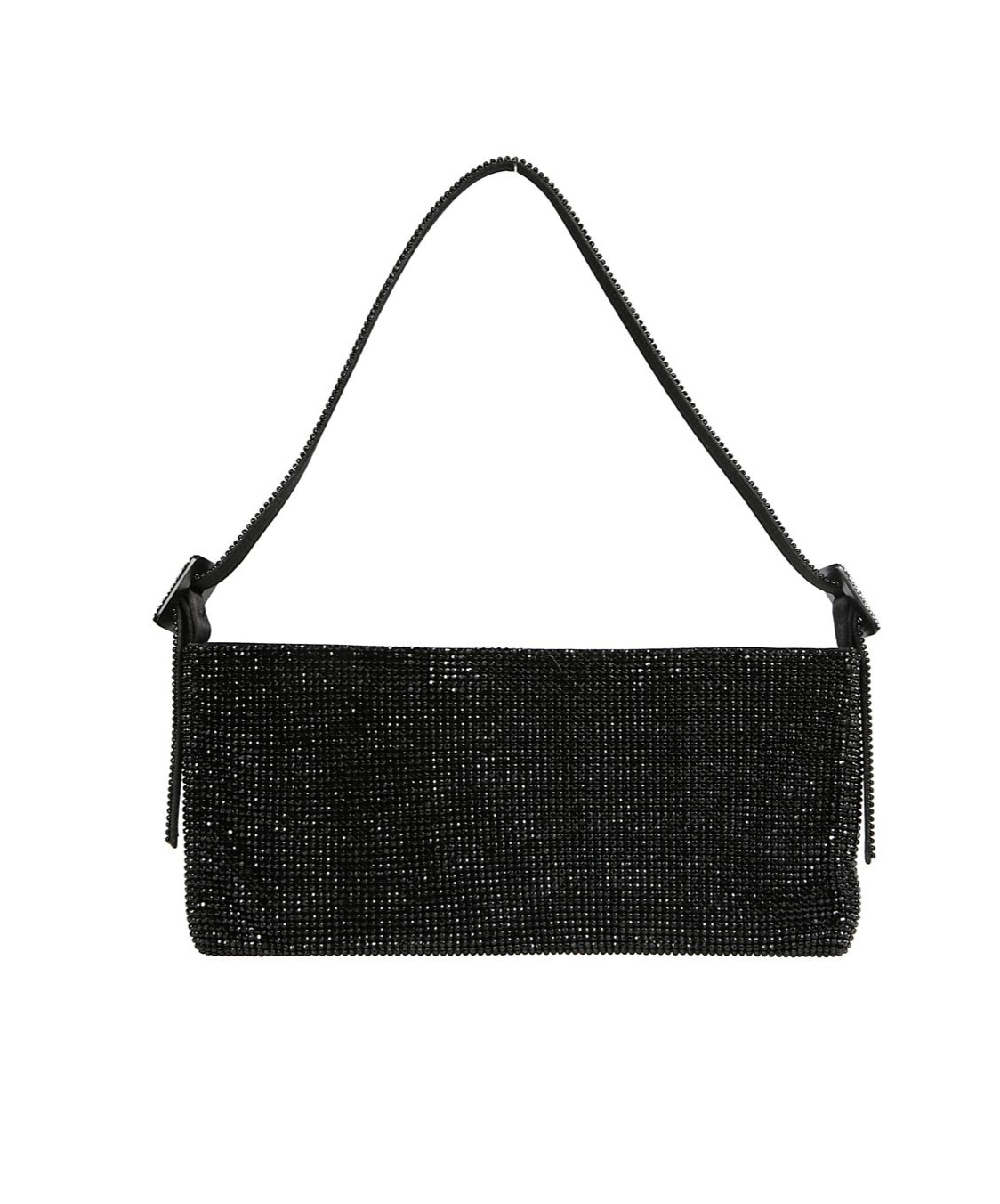 Shop Benedetta Bruzziches Zippered Shoulder Bag In Black