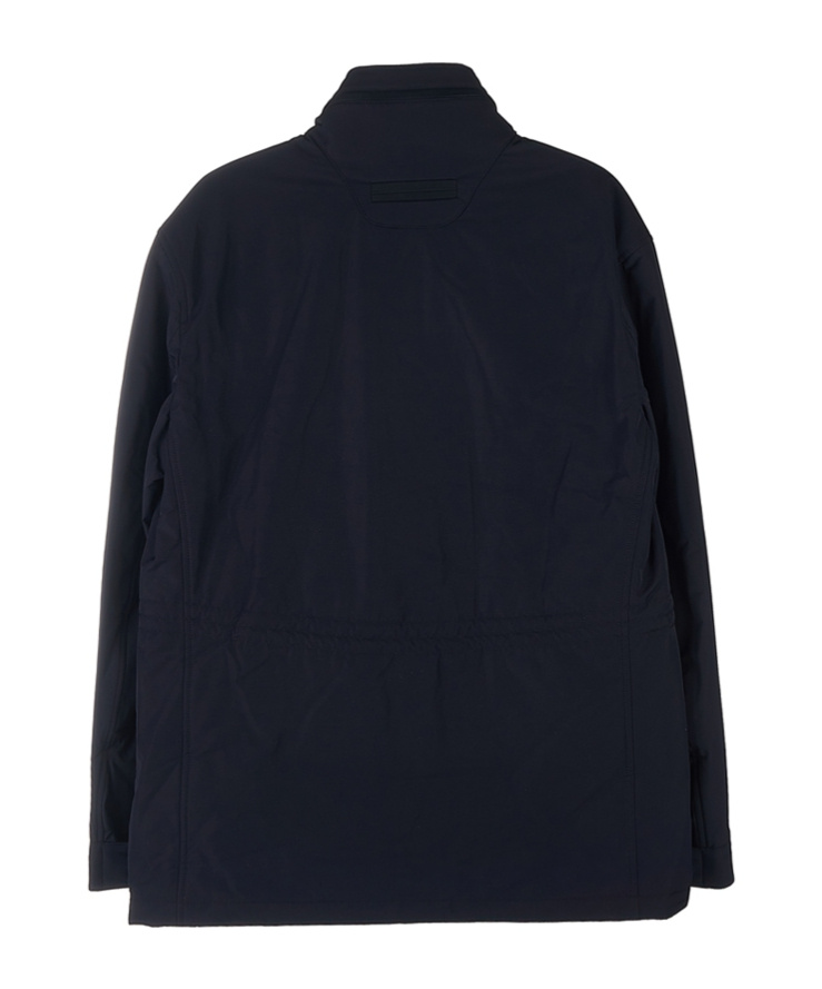 Shop Zegna Long-sleeved Casual Jacket In Black