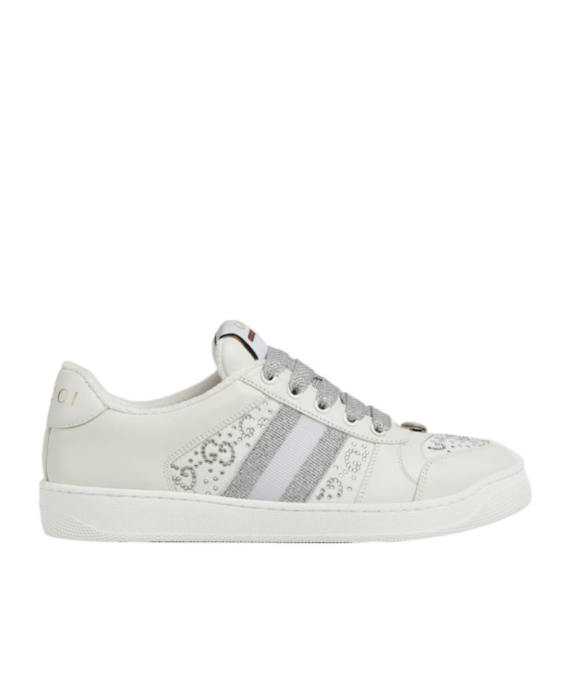 Gucci 35mm Screener Sneakers In White