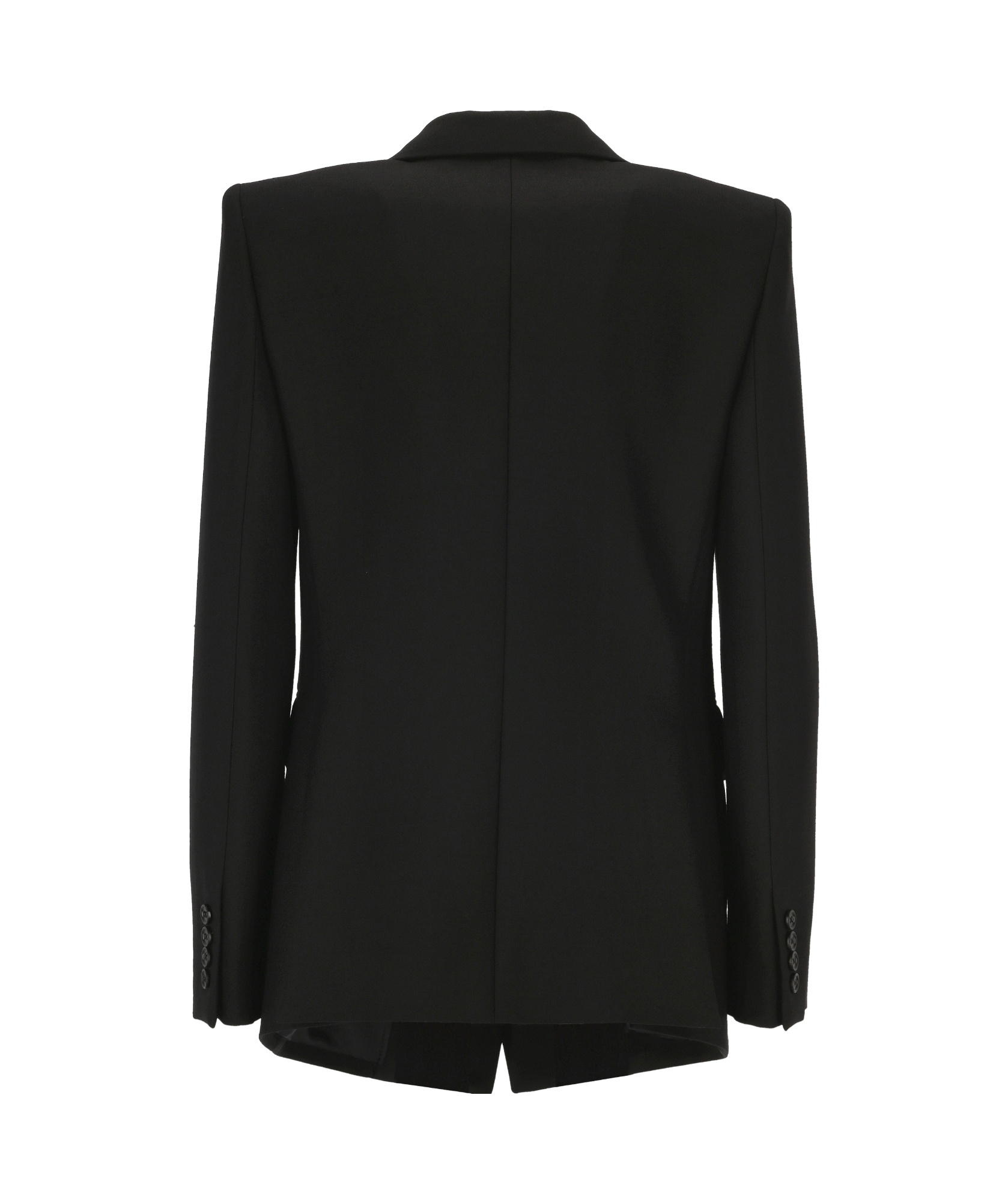 Chloé Double-breasted Wool-blend Blazer In Black