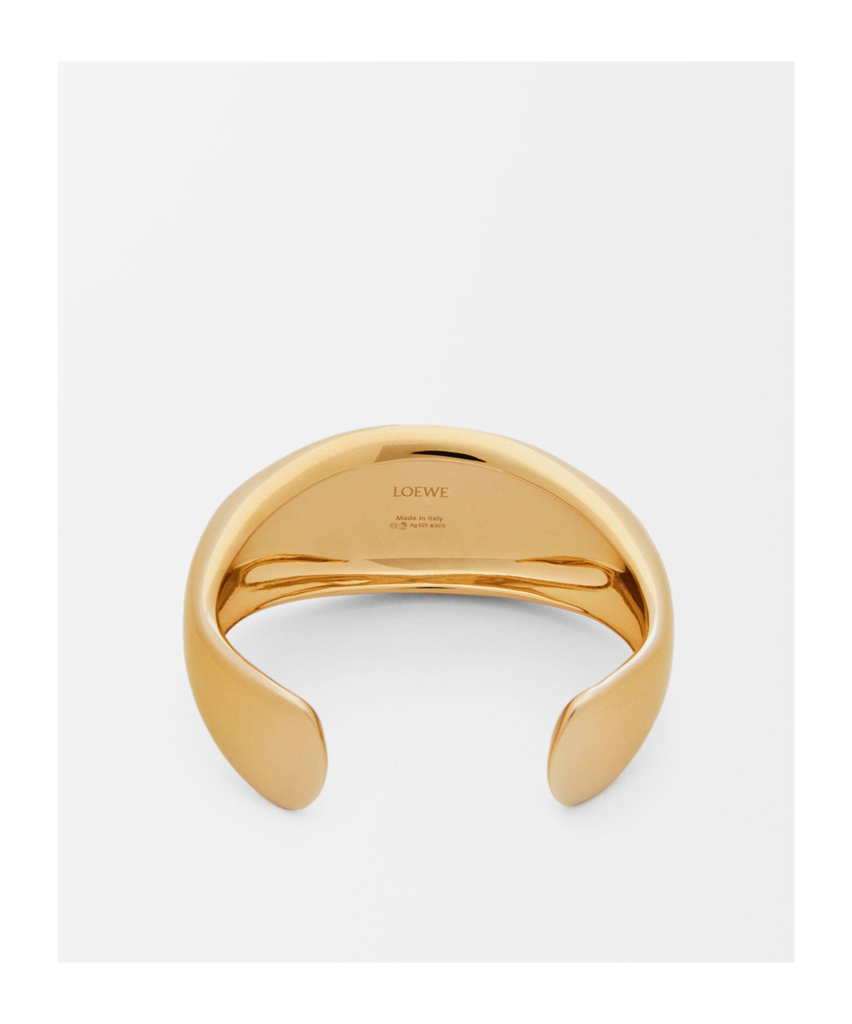 Loewe Seal Cuff Bracelet In Yellow